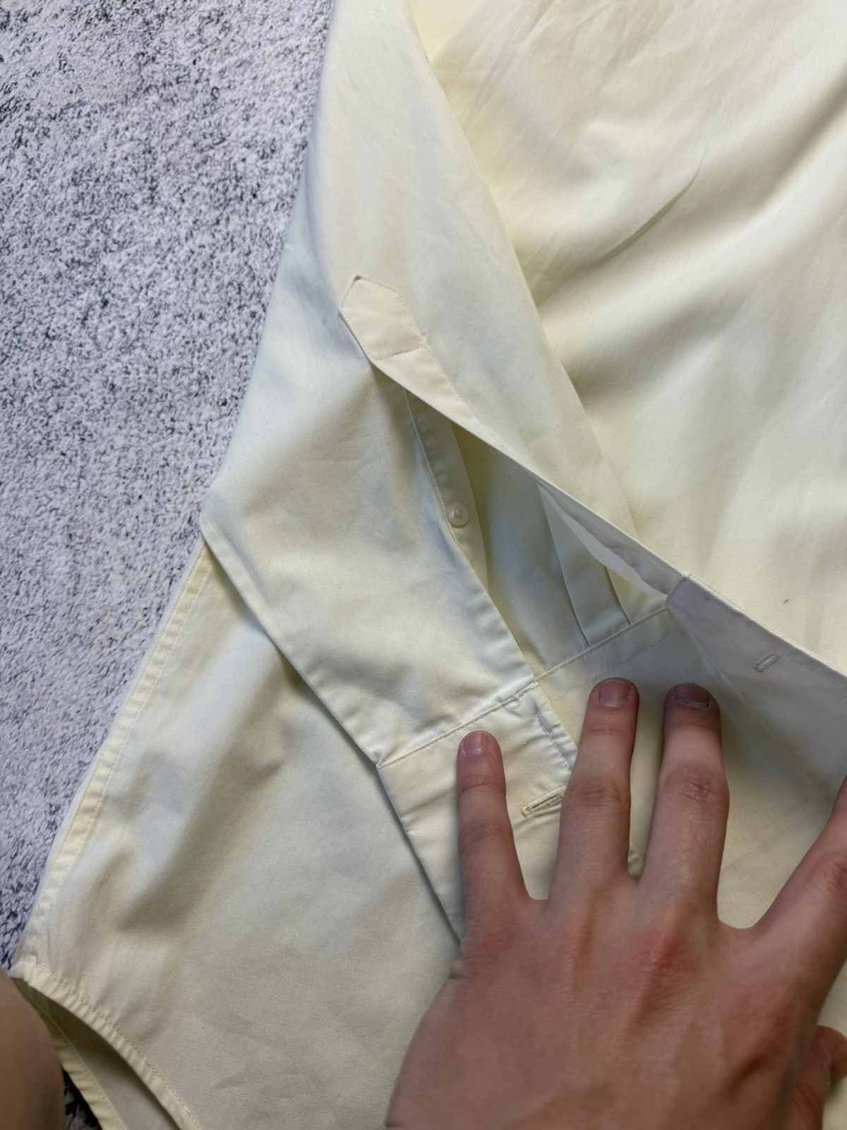 Vintage Yves Saint Laurent Classic Wedding Shirt with Cufflinks Size US L / EU 52-54 / 3 - 18 Thumbnail