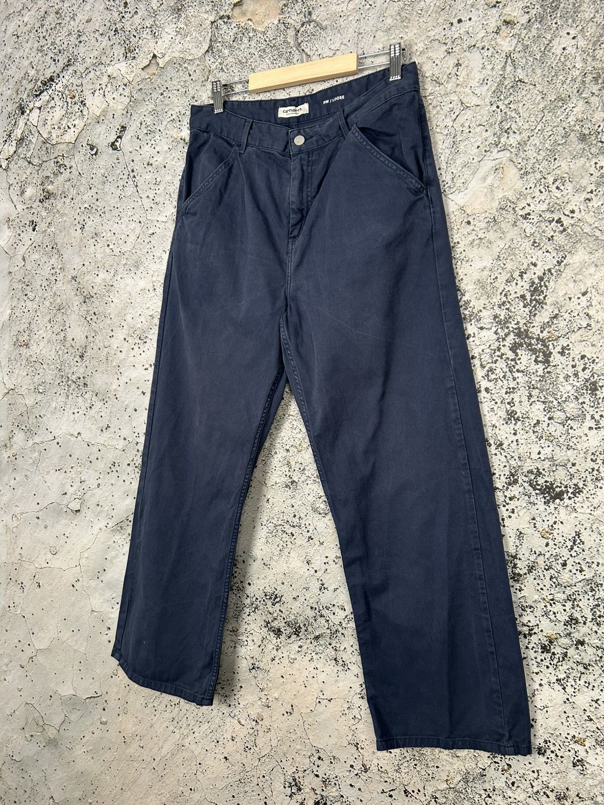 Carhartt Carhartt WiP RW Loose Simple Pant Streetwear Skateboarding Size US 29 - 3 Thumbnail
