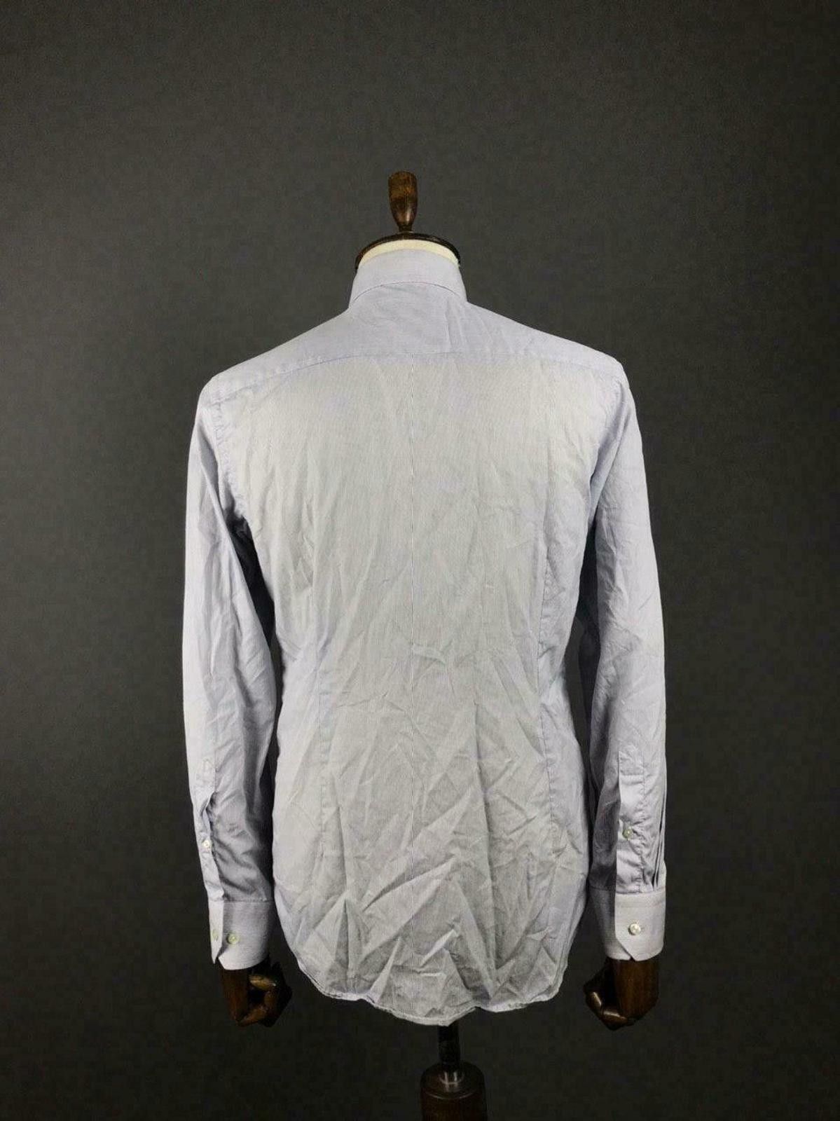Eton Men Eton Striped Button Up Long Sleeve Dress Shirt Size 40 Size US M / EU 48-50 / 2 - 5 Thumbnail