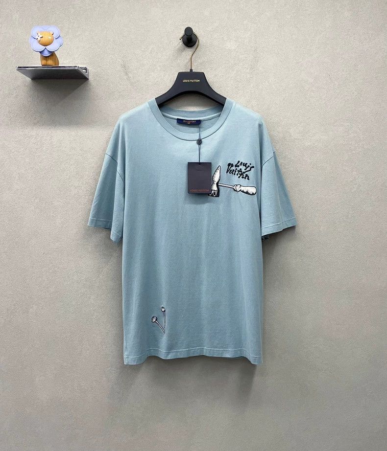 Louis Vuitton Louis Vuitton Tool pattern embroidery short sleeve 2503-Nex Size US L / EU 52-54 / 3 - 1 Thumbnail