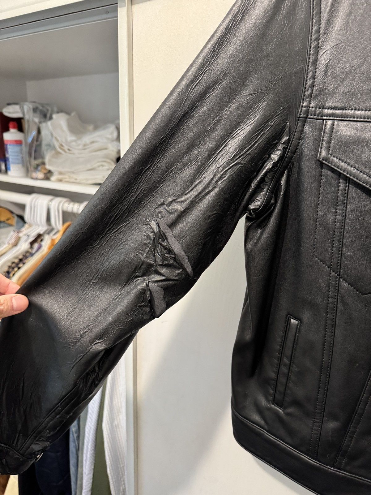 Comme des Garcons Black Comme des garçon black Faux leather jacket Size US M / EU 48-50 / 2 - 3 Thumbnail