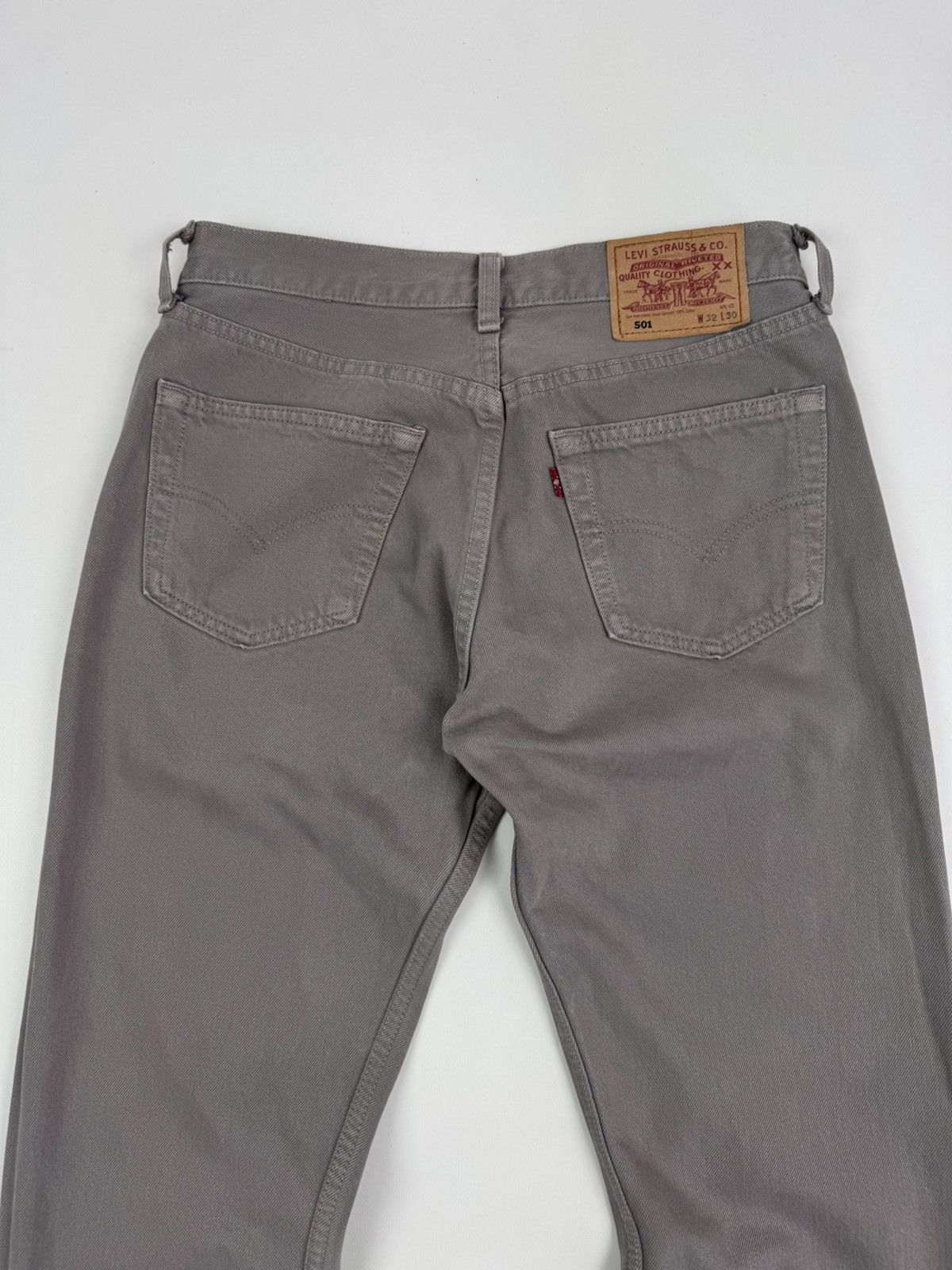 Levi's 1990’s Faded Vintage Levi’s 501 Gray Jeans Pants Size US 32 / EU 48 - 12 Thumbnail