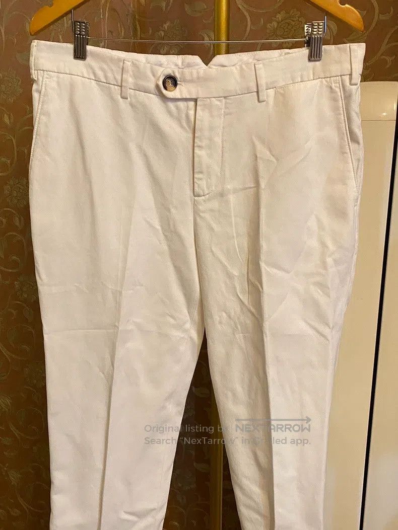 Brunello Cucinelli Brunello Cucinelli Casual Pants, 100% Sea Island Cotton Size 50L - 2 Thumbnail