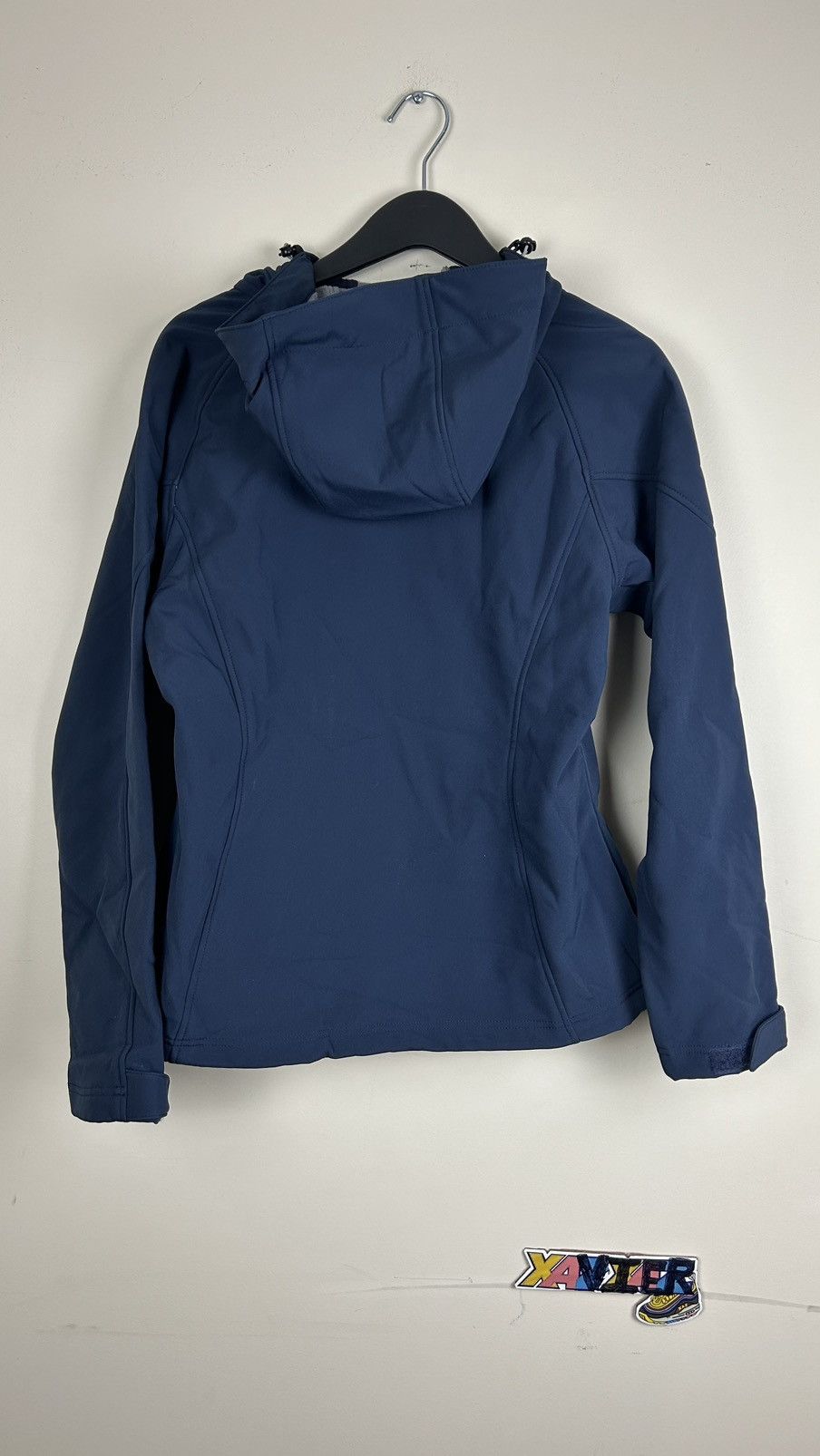 Vintage Soft Shell Jacket Medium Women Navy Size M / US 6-8 / IT 42-44 - 5 Thumbnail