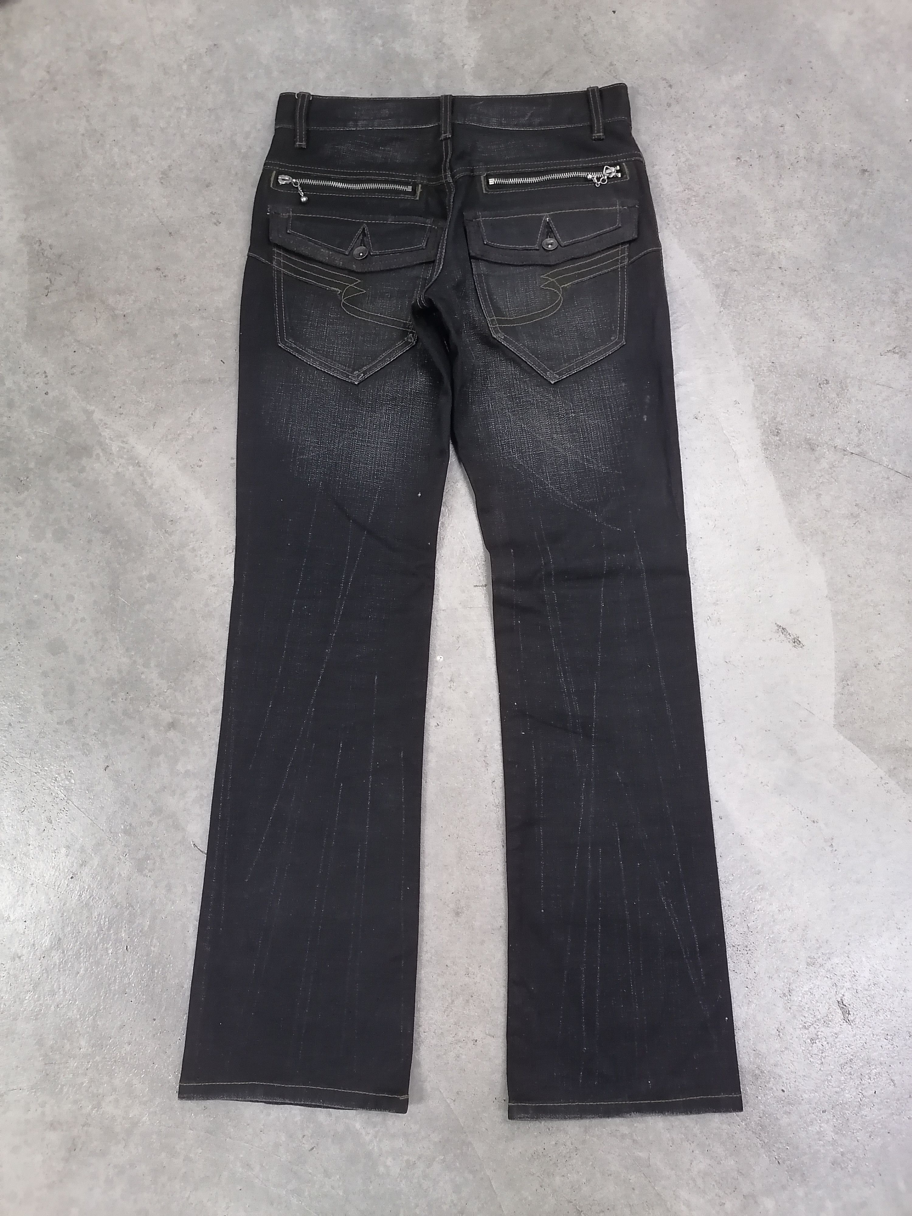 14th Addiction × If Six Was Nine × semanticdesign Flare Jeans Semantic Design Claw Mark Denim Pants Size US 31 - 8 Thumbnail