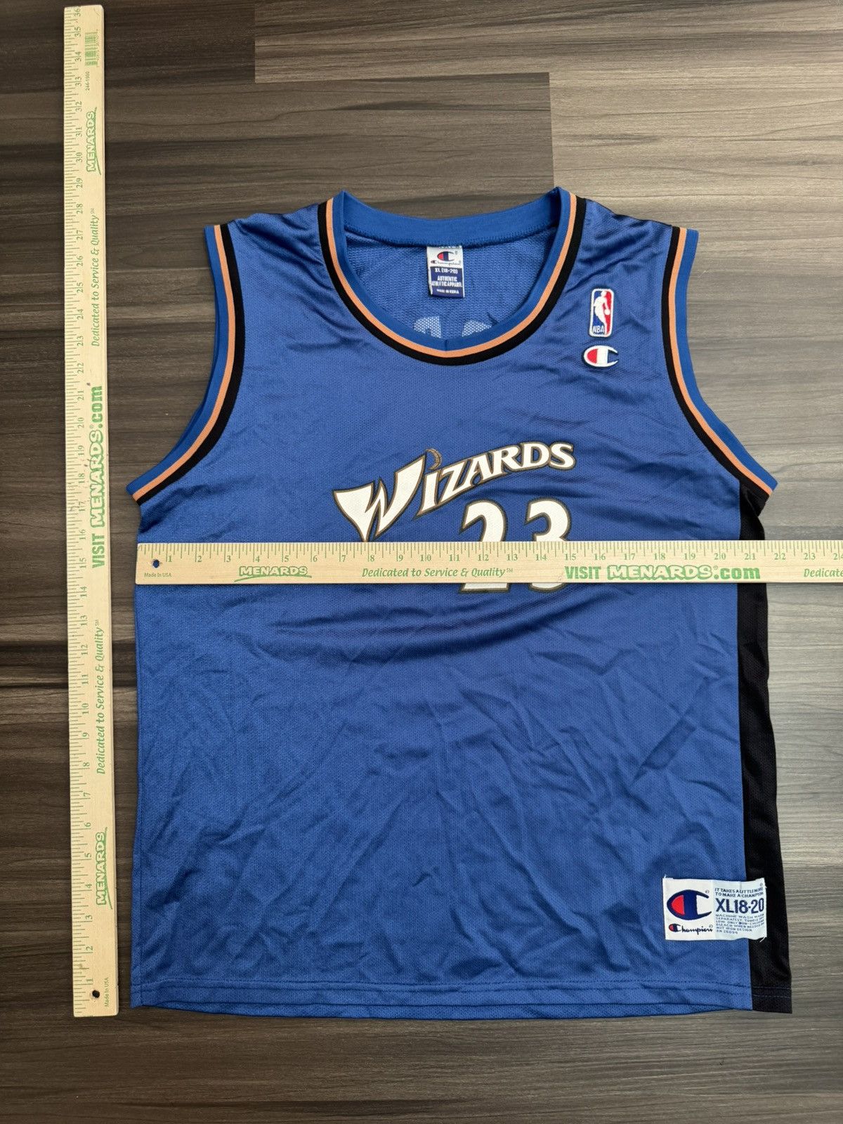 Champion × Vintage YOUTH XL Champion Michael Jordan Washington Wizards Jersey Size US XL / EU 56 / 4 - 6 Thumbnail