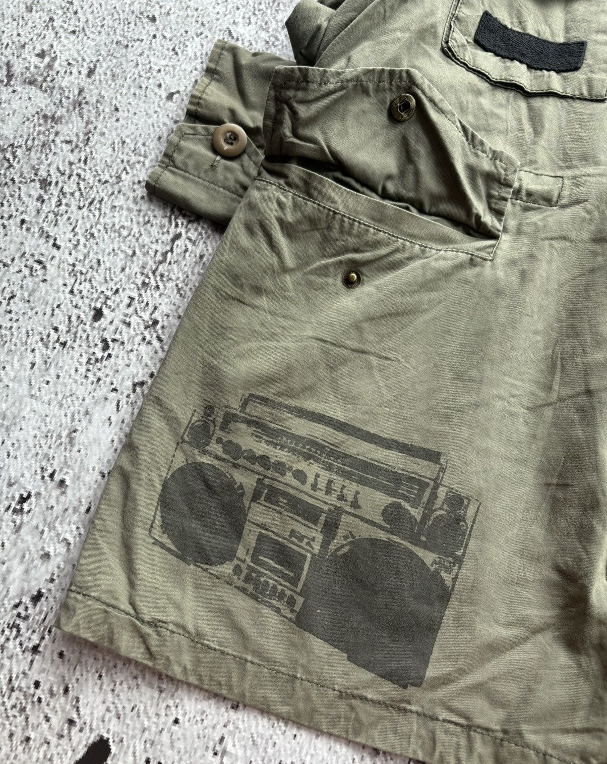 Hysteric Glamour 2000's TS O69 US Guitar Military army jacket Size US M / EU 48-50 / 2 - 4 Thumbnail