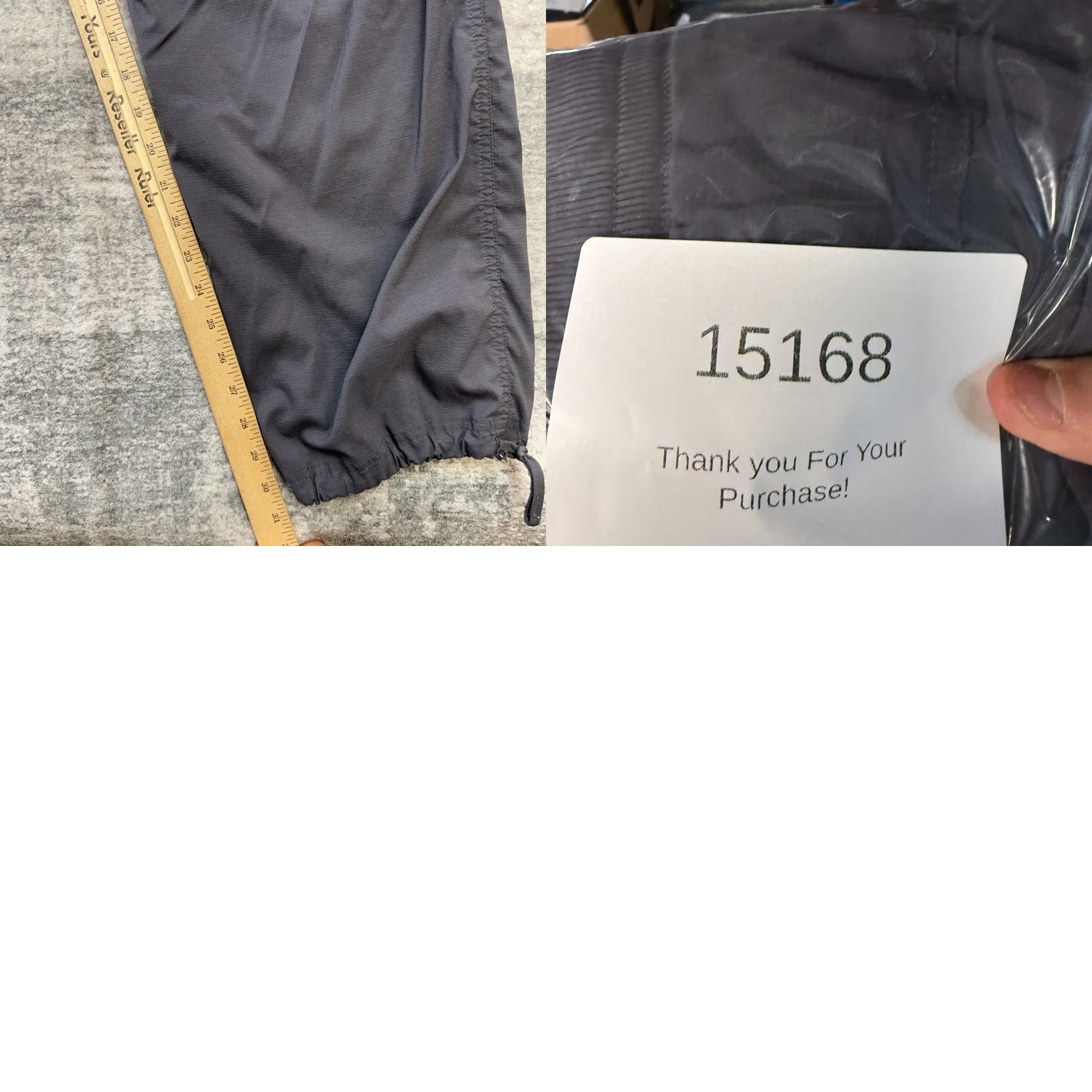 Vintage LL Bean Vista Camp Pants Women 2X Gray Nylon Stretch Cargo Jogger Travel Outdoor Size 40" / US 18 - 9 Thumbnail