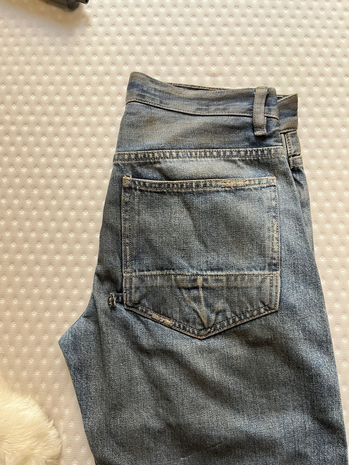 Rick Owens Rick Owens SLAB 2001 Mud Washed Denim Size US 27 - 8 Thumbnail