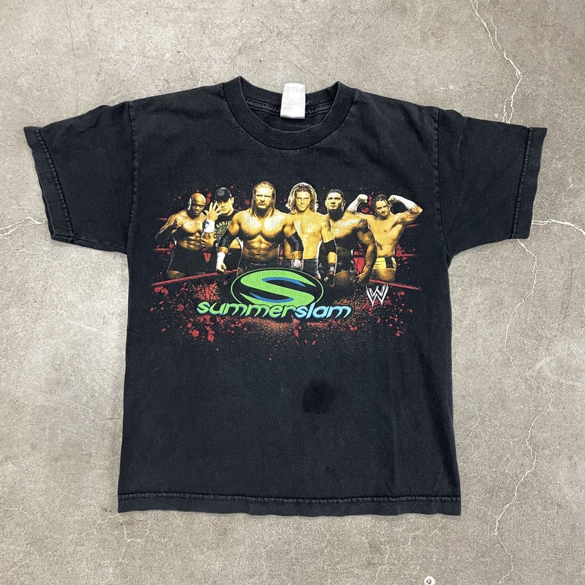 Rare Vintage WWF shops WWE Summerslam 1999 PPV Shirt