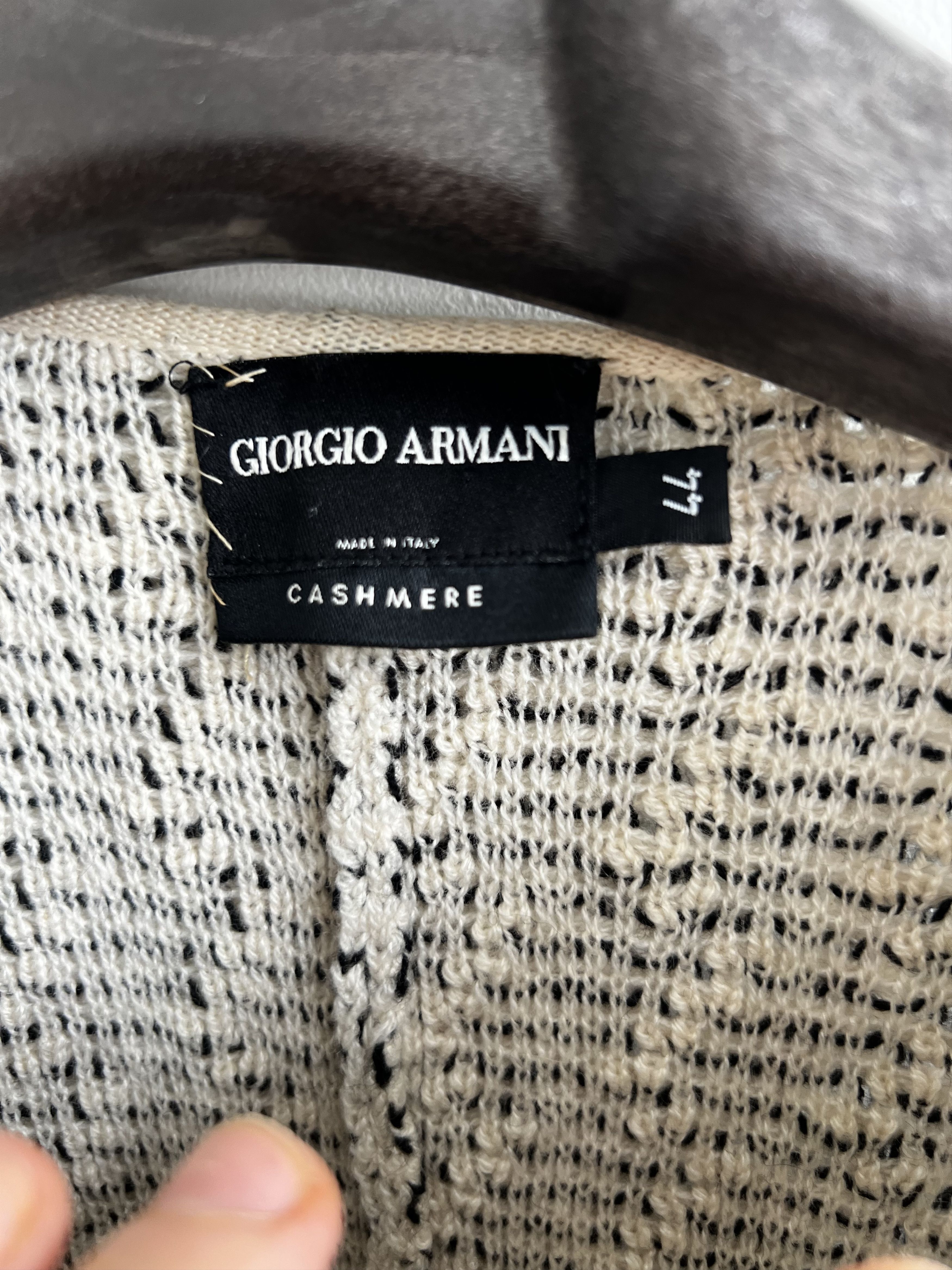 Giorgio Armani Cashmere Armani Bomber Jacket Size M / US 6-8 / IT 42-44 - 4 Thumbnail