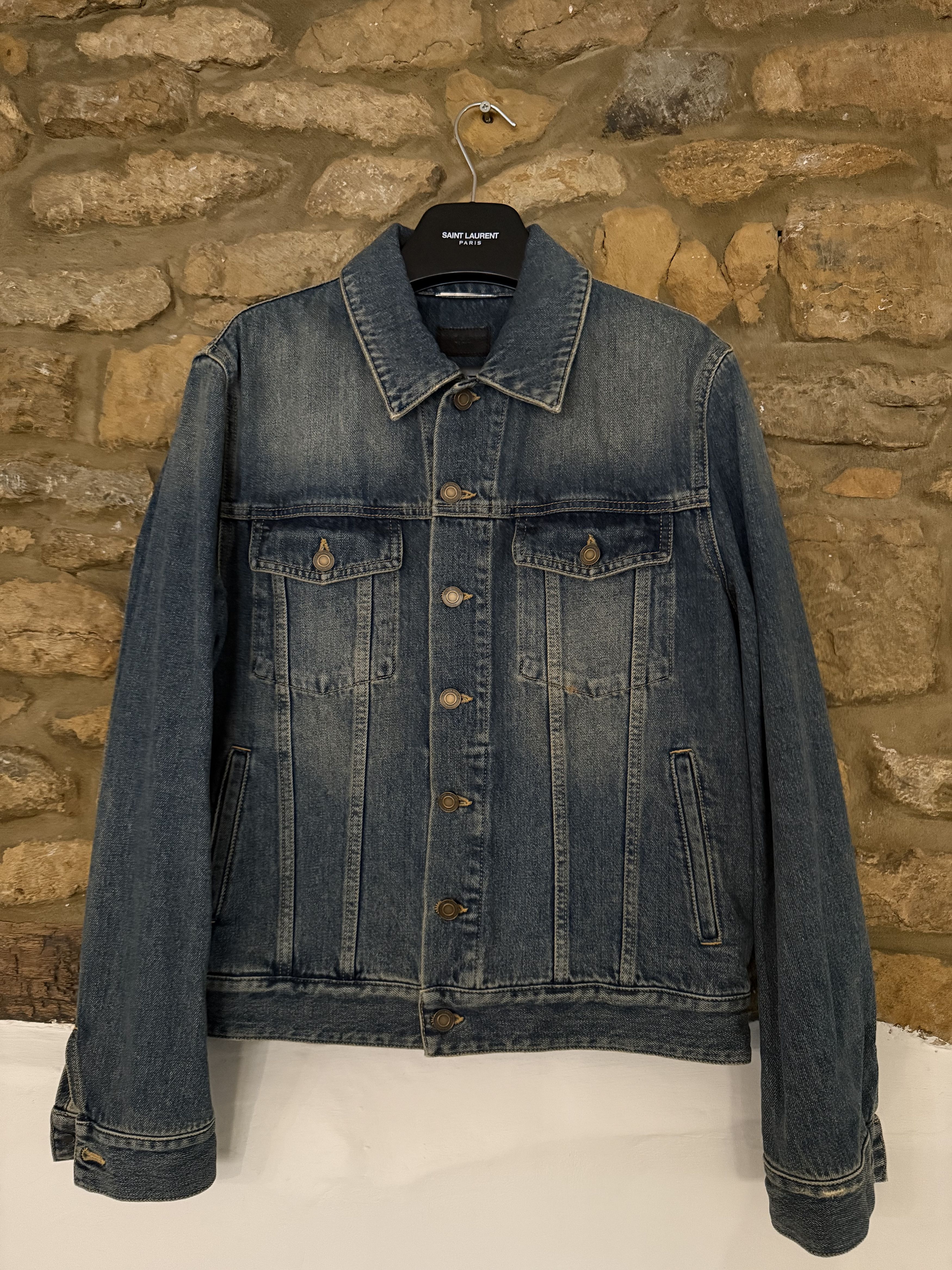 Saint Laurent Paris Men’s Saint Lauren denim jacket Size US S / EU 44-46 / 1 - 1 Thumbnail