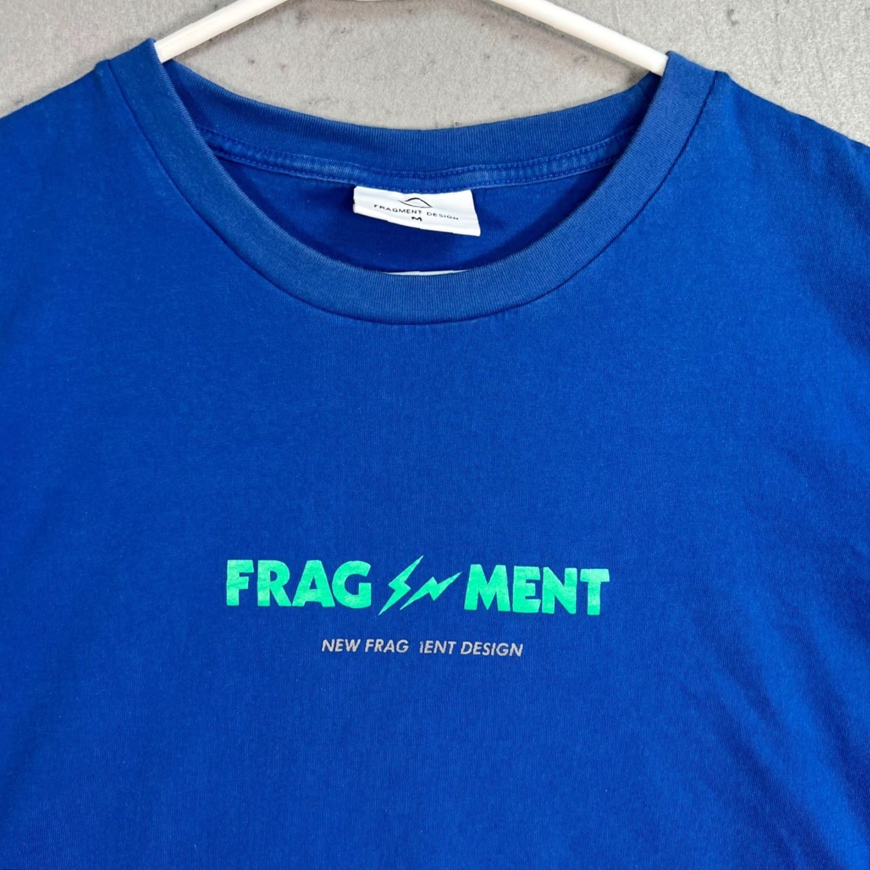 Fragment Design VINTAGE Fragment Design Blue Graphic Crewneck T-Shirt Medium Mens Streetwear 90s Size US M / EU 48-50 / 2 - 4 Thumbnail