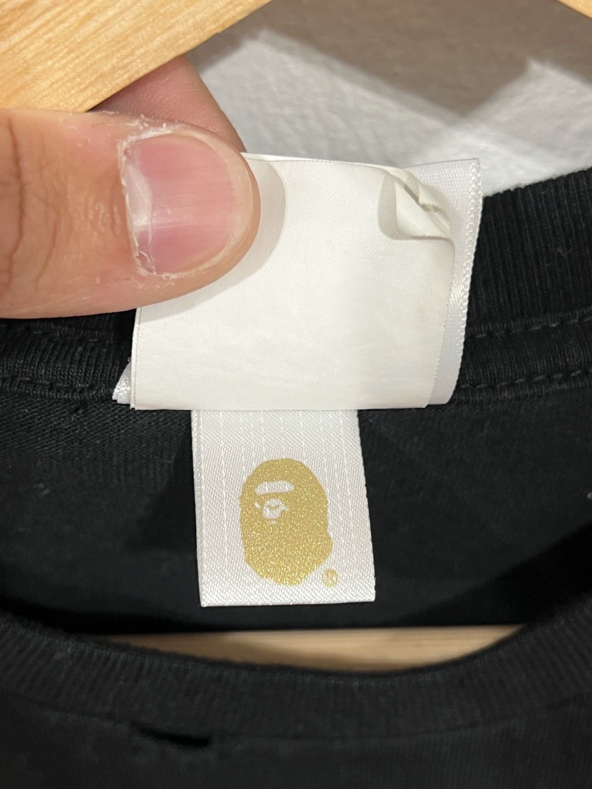 Bape Bape Big Head Blue/Black Tee Size US XL / EU 56 / 4 - 6 Thumbnail