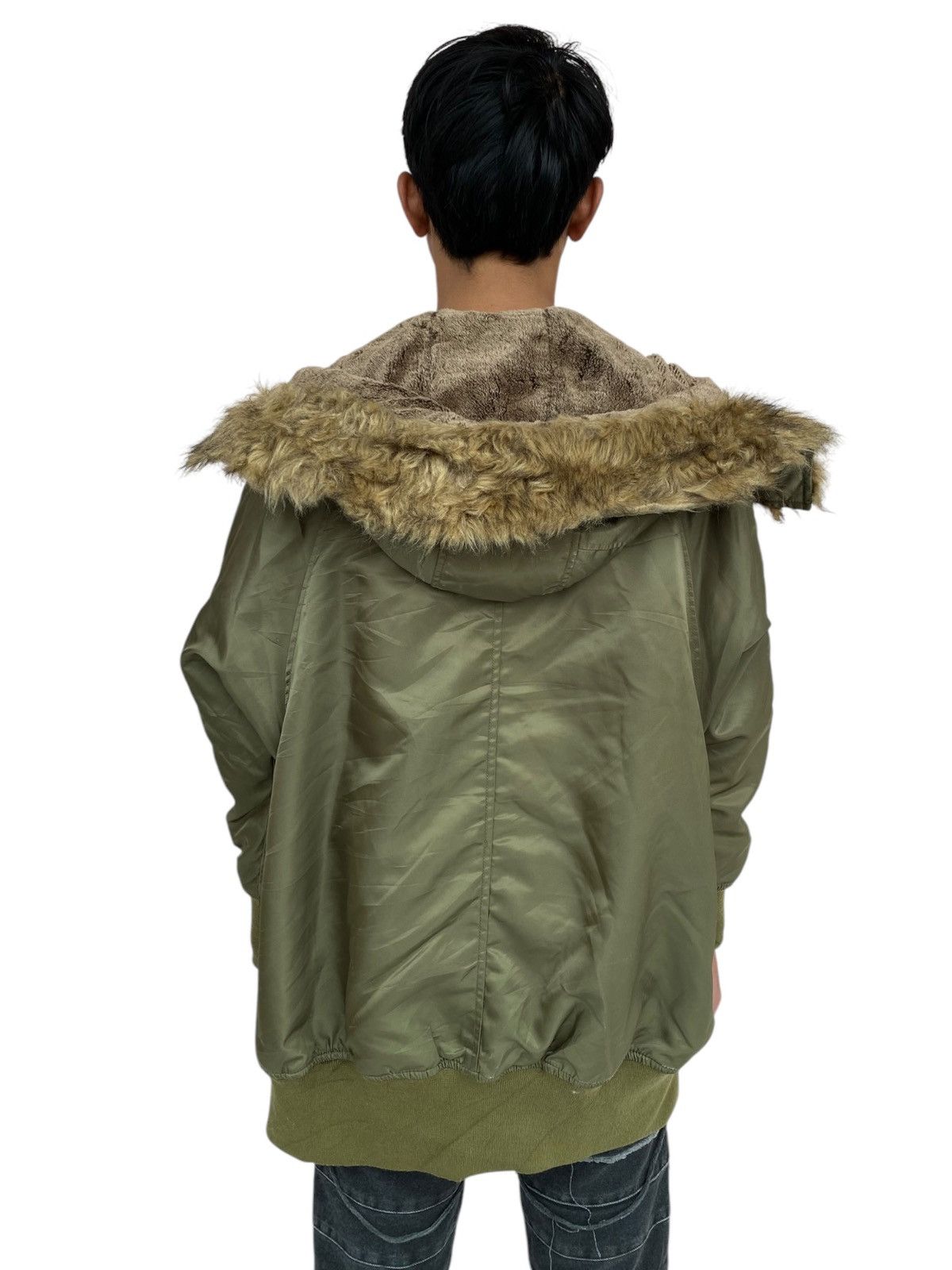 Journal Standard 2000s Journal Standard - Fur Hoodie Jacket Size US M / EU 48-50 / 2 - 2 Thumbnail