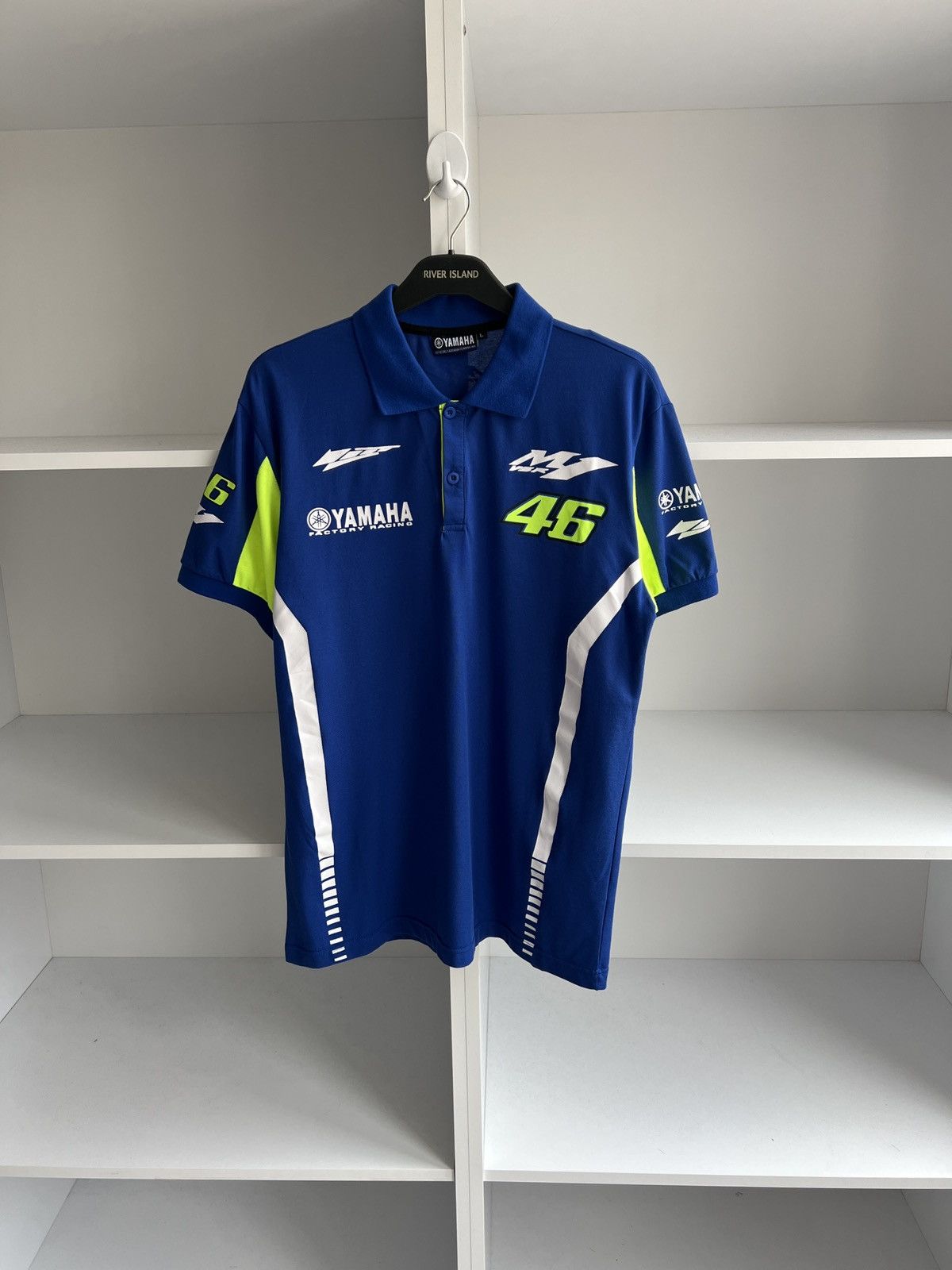 Vintage × Yamaha Vintage Yamaha Racing Big Logo polo T-Shirt Size US L / EU 52-54 / 3 - 5 Thumbnail