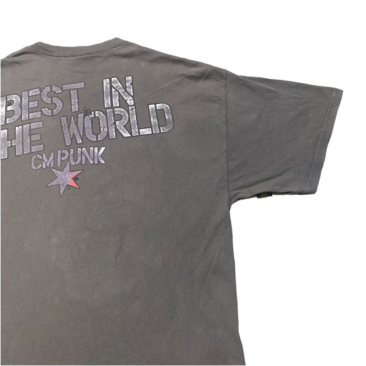 Vintage Vintage Y2K CM PUNK Best in the World Shirt Size US XL / EU 56 / 4 - 11 Thumbnail