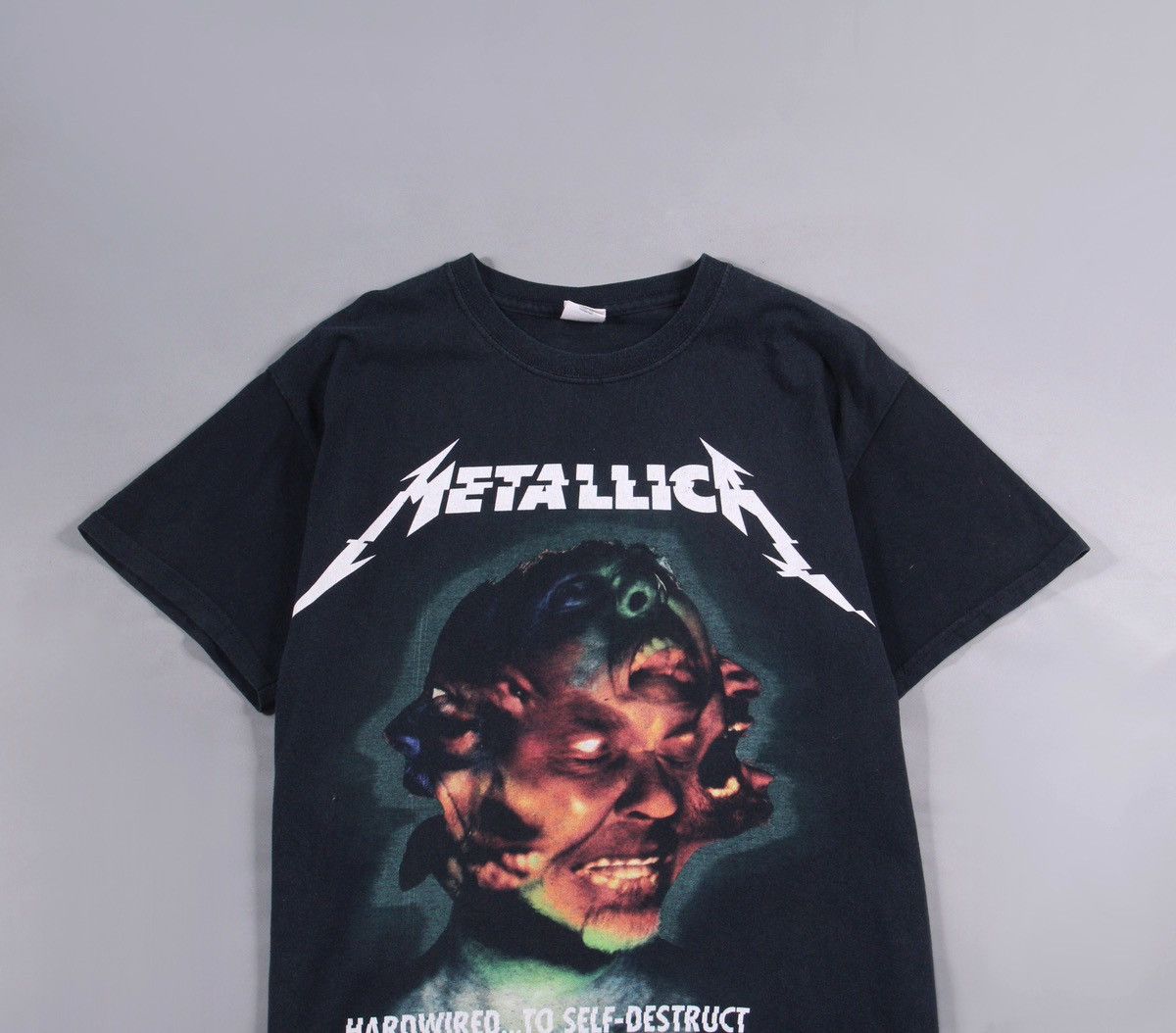 Metallica Metallica Vintage Black Navy Tee T Shirt Self Destruct M Size US M / EU 48-50 / 2 - 2 Thumbnail