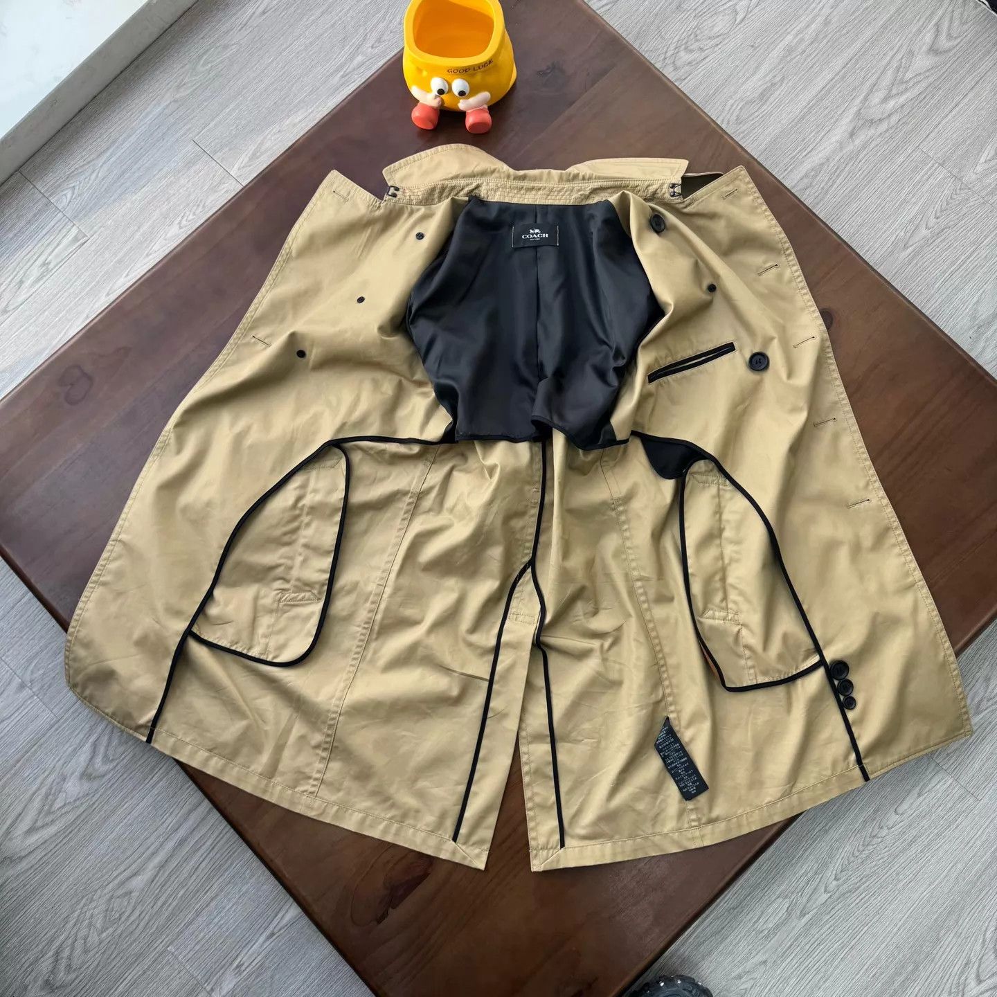 Coach Coach Khaki Trench Coat L Size L / US 10 / IT 46 - 7 Thumbnail