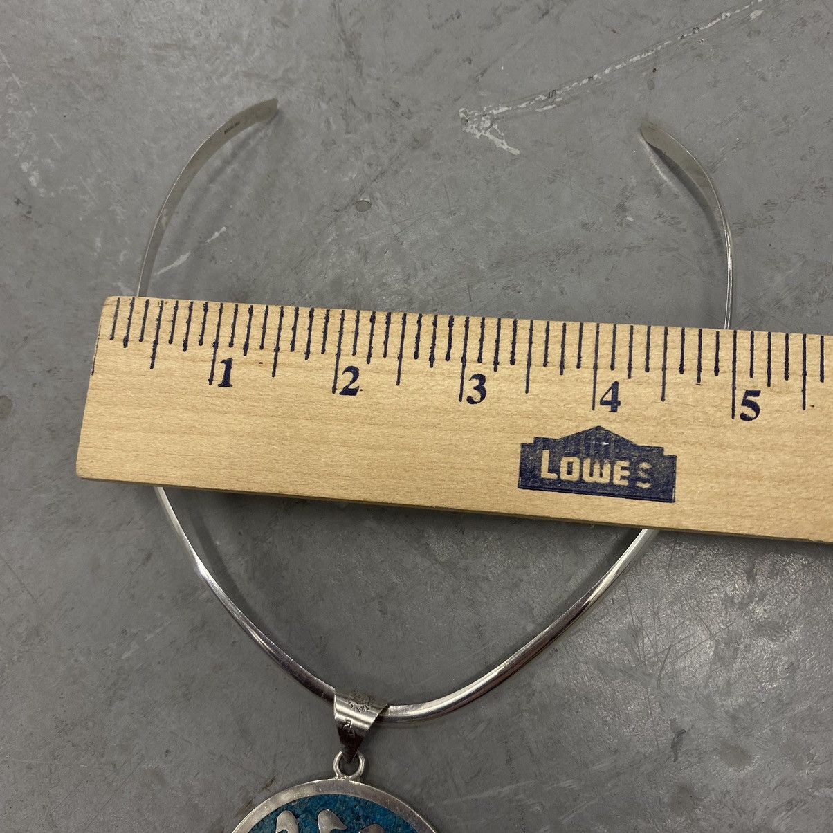Kapital × Vintage Vintage 70s Navajo Sterling Turquoise Necklace KAPITAL STYLE Size ONE SIZE - 9 Thumbnail