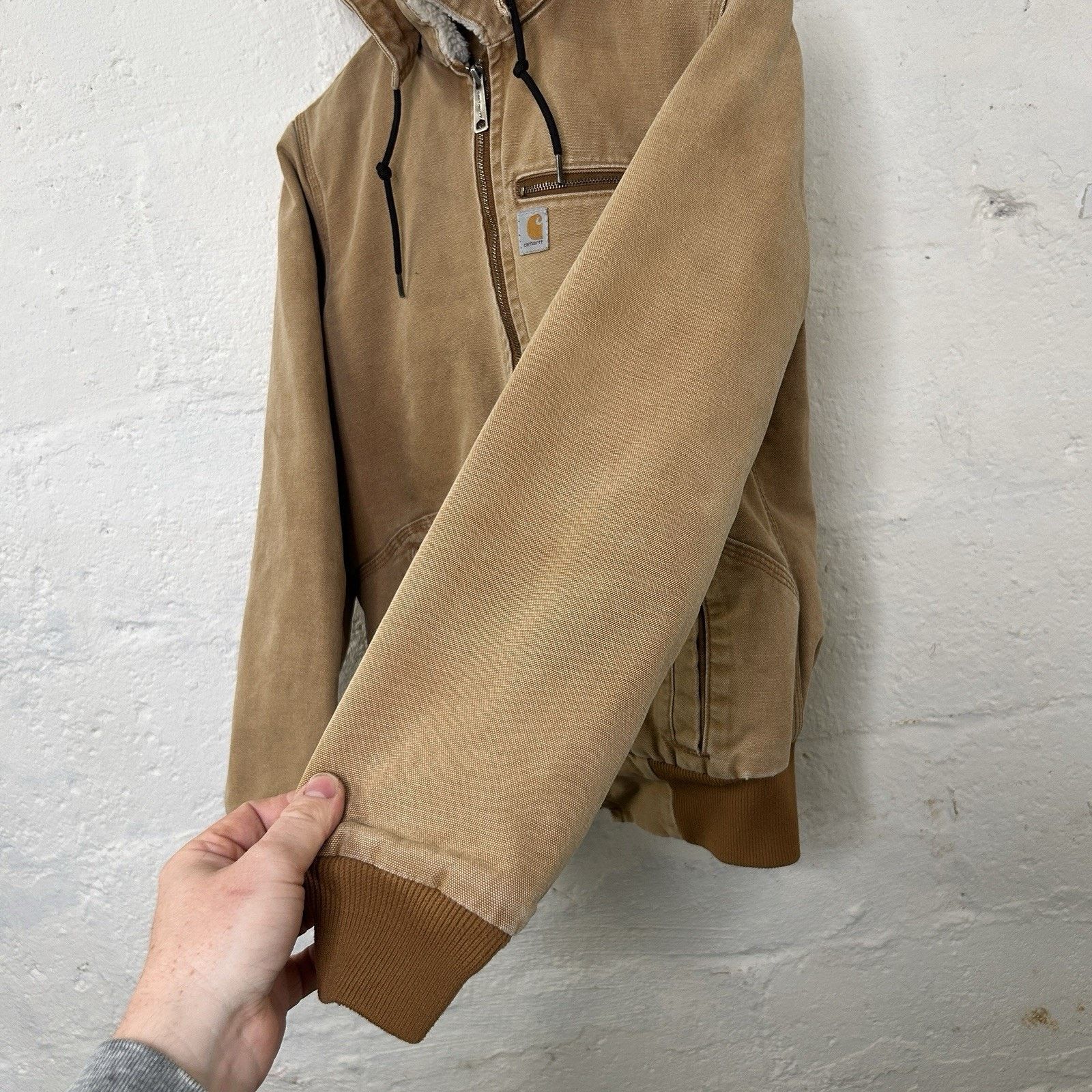 Carhartt Carhartt Sherpa-Lined Wildwood Jacket “Brown” 100815-211 Size XS / US 0-2 / IT 36-38 - 11 Thumbnail