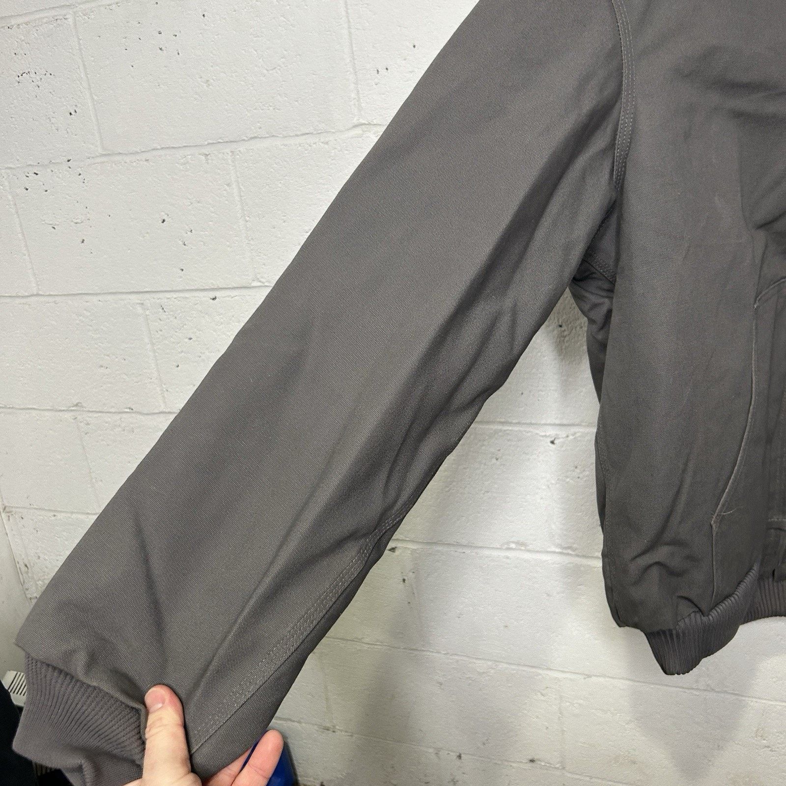 Carhartt Carhartt Quilted Hooded Active Jacket “Gravel/Grey” J140-GVL Size US L / EU 52-54 / 3 - 5 Thumbnail