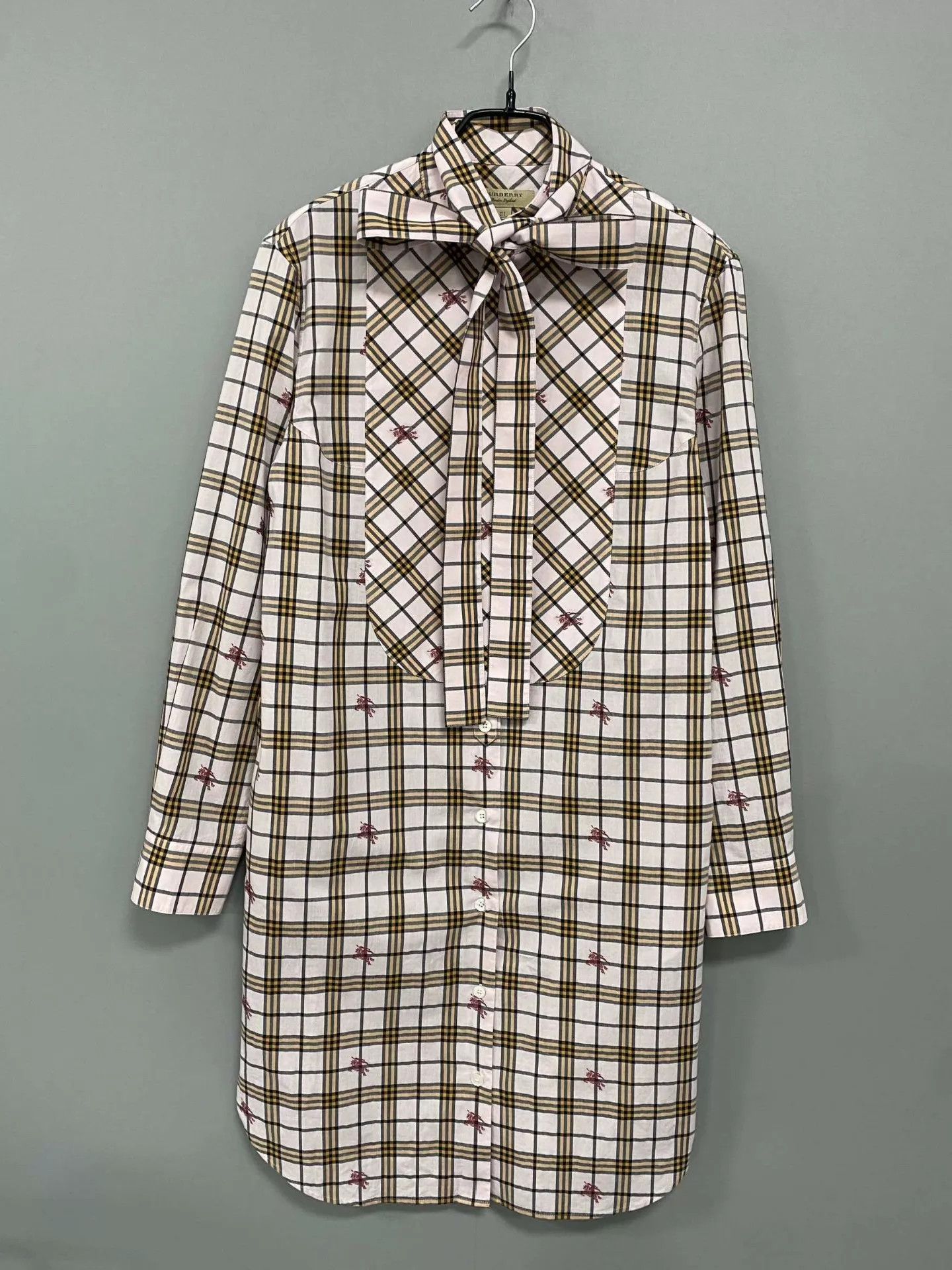 Burberry Burberry pink Horseferry check dress women's UK4 Size XS / US 0-2 / IT 36-38 - 1 Thumbnail