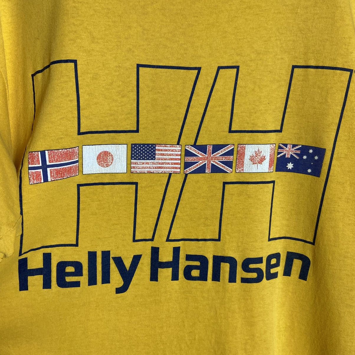 Helly Hansen × Vintage Vintage 90s Helly Hansen Sea Gear Big Logo T-Shirt Size US L / EU 52-54 / 3 - 3 Thumbnail
