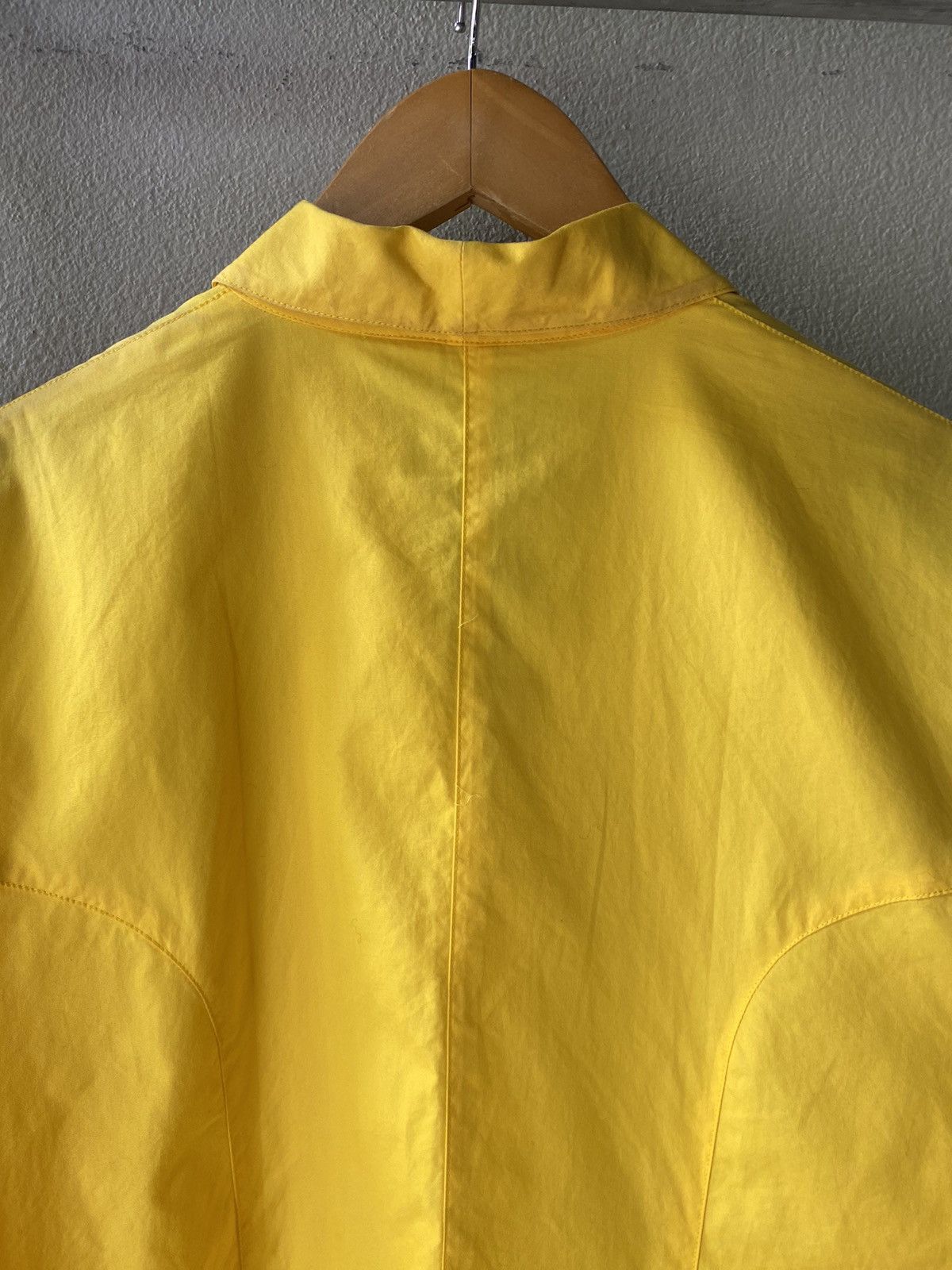 Mugler MUGLER Bright Yellow Long-Sleeve Snap-Button Collar Shirt Size M / US 6-8 / IT 42-44 - 11 Thumbnail