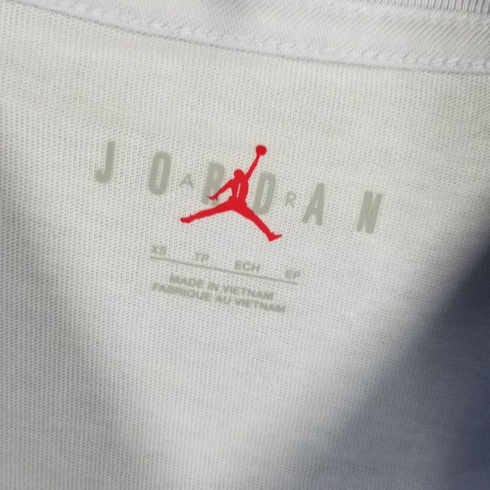 Nike Nike Air Jordan Wordmark 85 T-Shirt Mens XS Gray Solid Short Sleeve Crew Neck 1985 Retro Size US XS / EU 42 / 0 - 3 Thumbnail