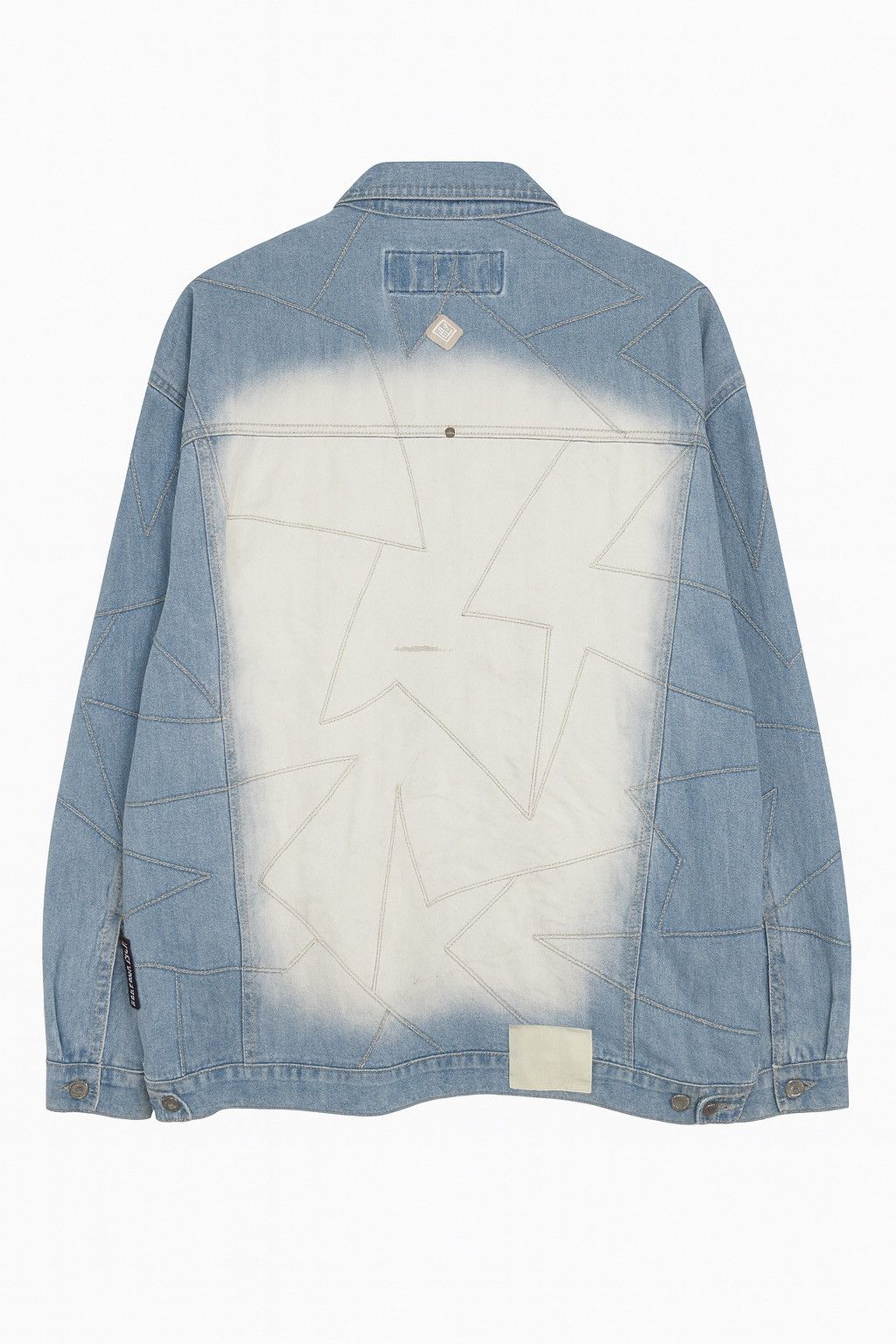 Enyce Vintage Y2K Enyce Two-Tone Contrast Stitch Denim Jacket XXL Size US XXL / EU 58 / 5 - 2 Thumbnail