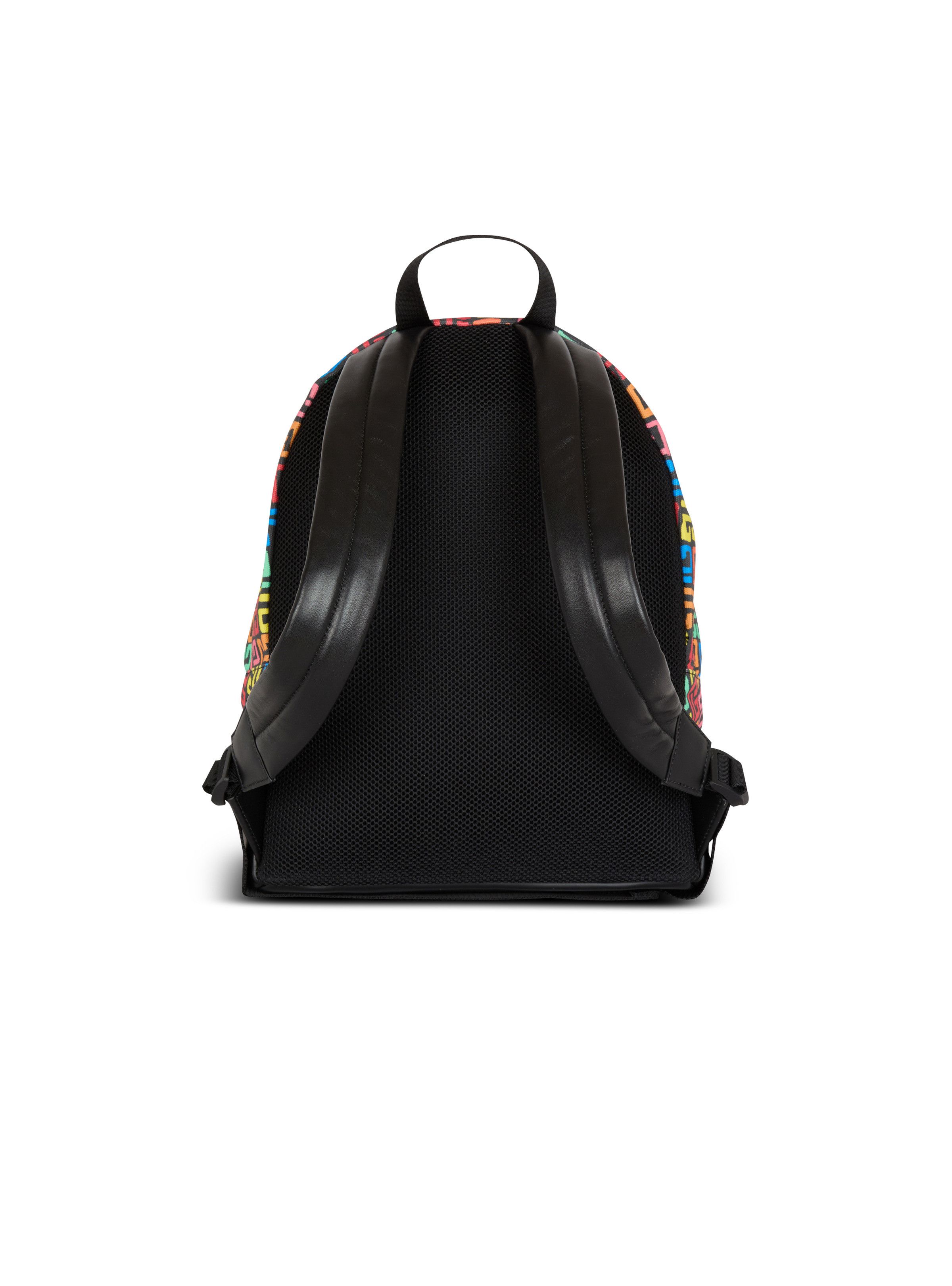 Balmain o1s1wg111025 Size: OS/Canvas Backpack in Multicolor Size ONE SIZE - 3 Thumbnail