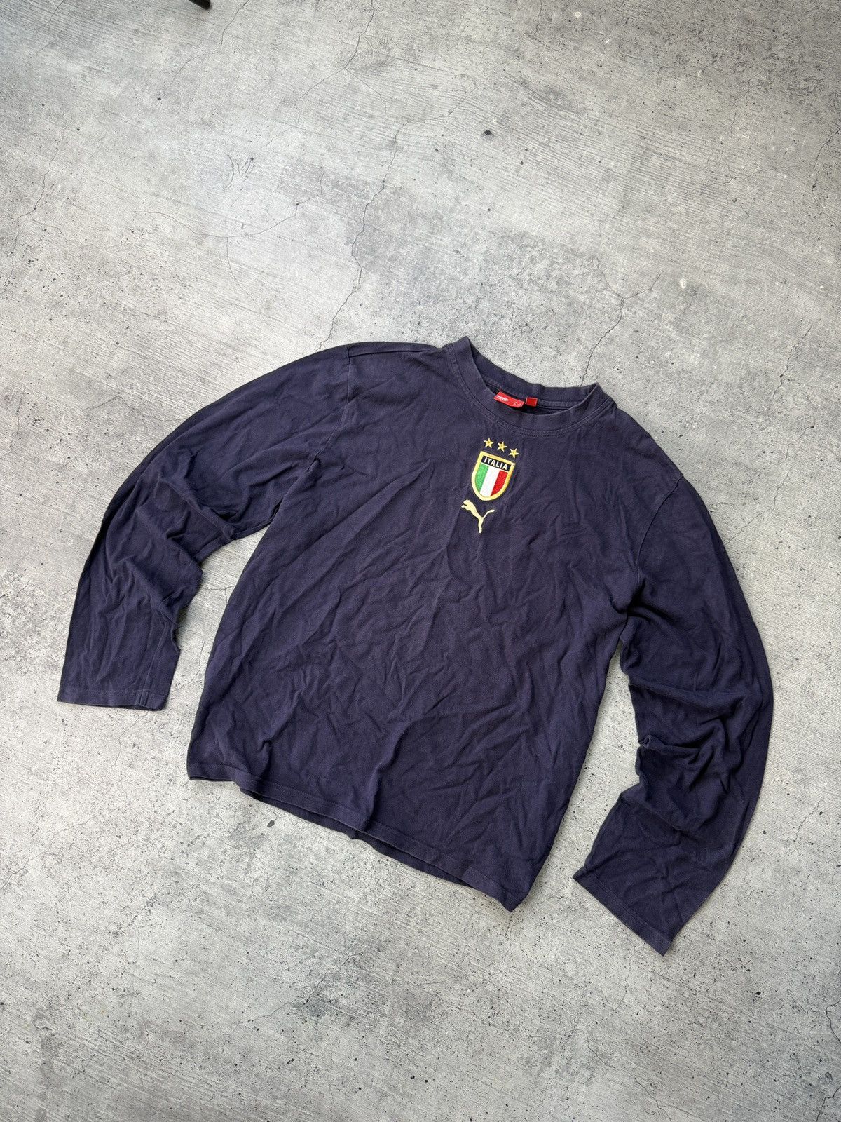 Puma PUMA Italy Training Sweater Size US L / EU 52-54 / 3 - 4 Thumbnail