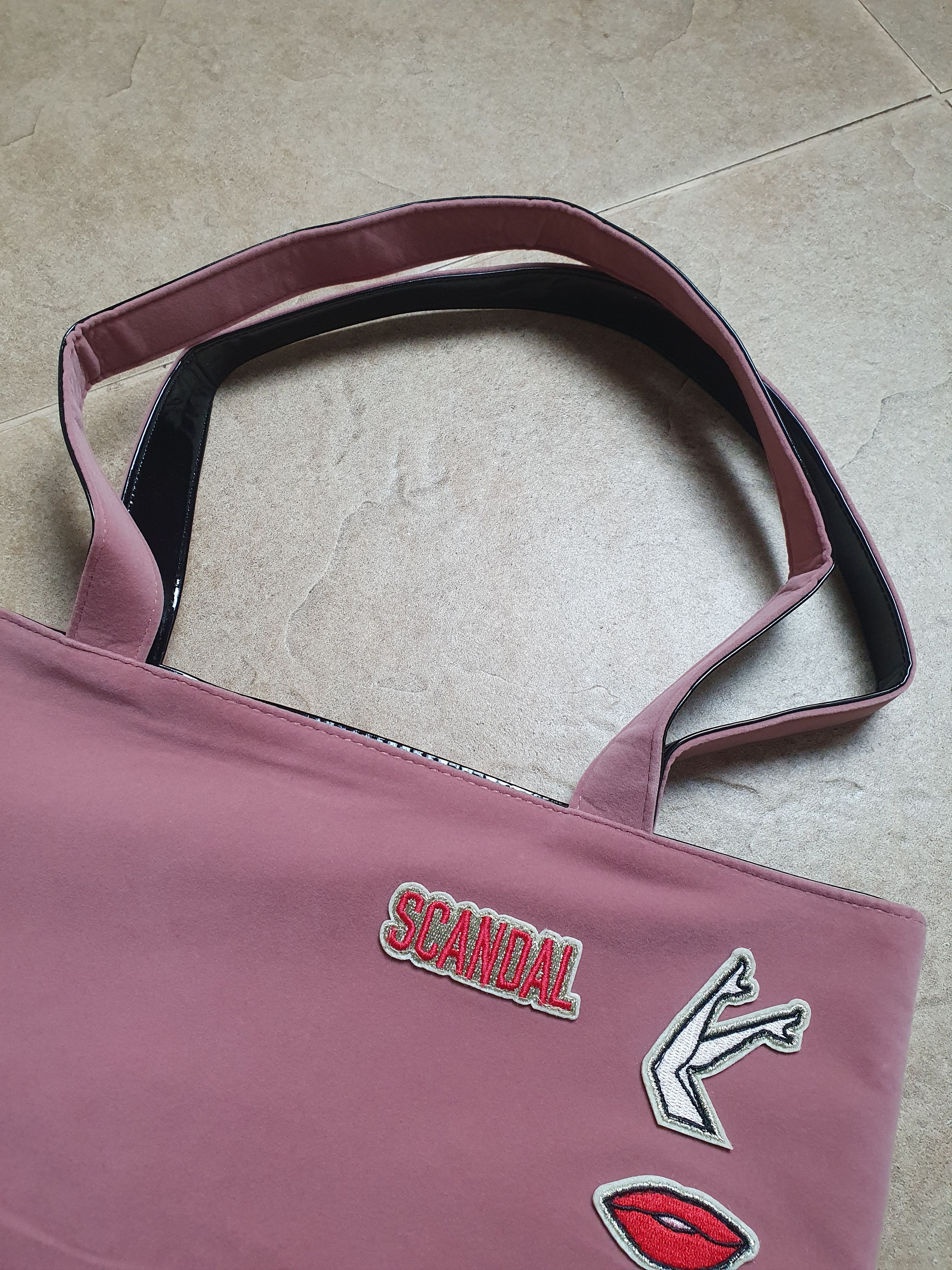 Jean Paul Gaultier Reversible Tote Bag Edition Jean Paul Gaultier Pink Black Size ONE SIZE - 4 Thumbnail