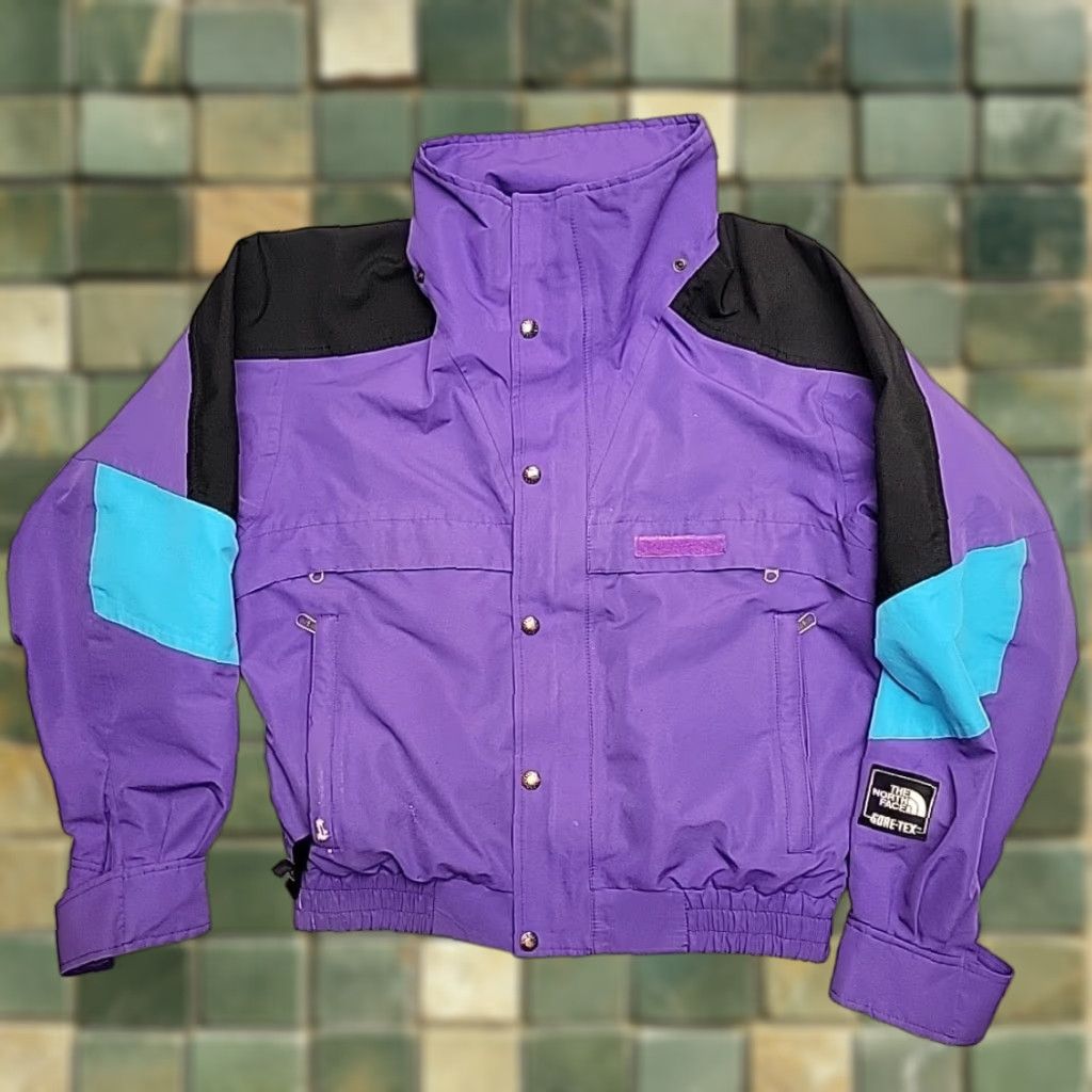 The North Face VINTAGE The North Face Jacket Mens S Purple Teal 90s Goretex Made in USA 1992 Size US S / EU 44-46 / 1 - 1 Thumbnail