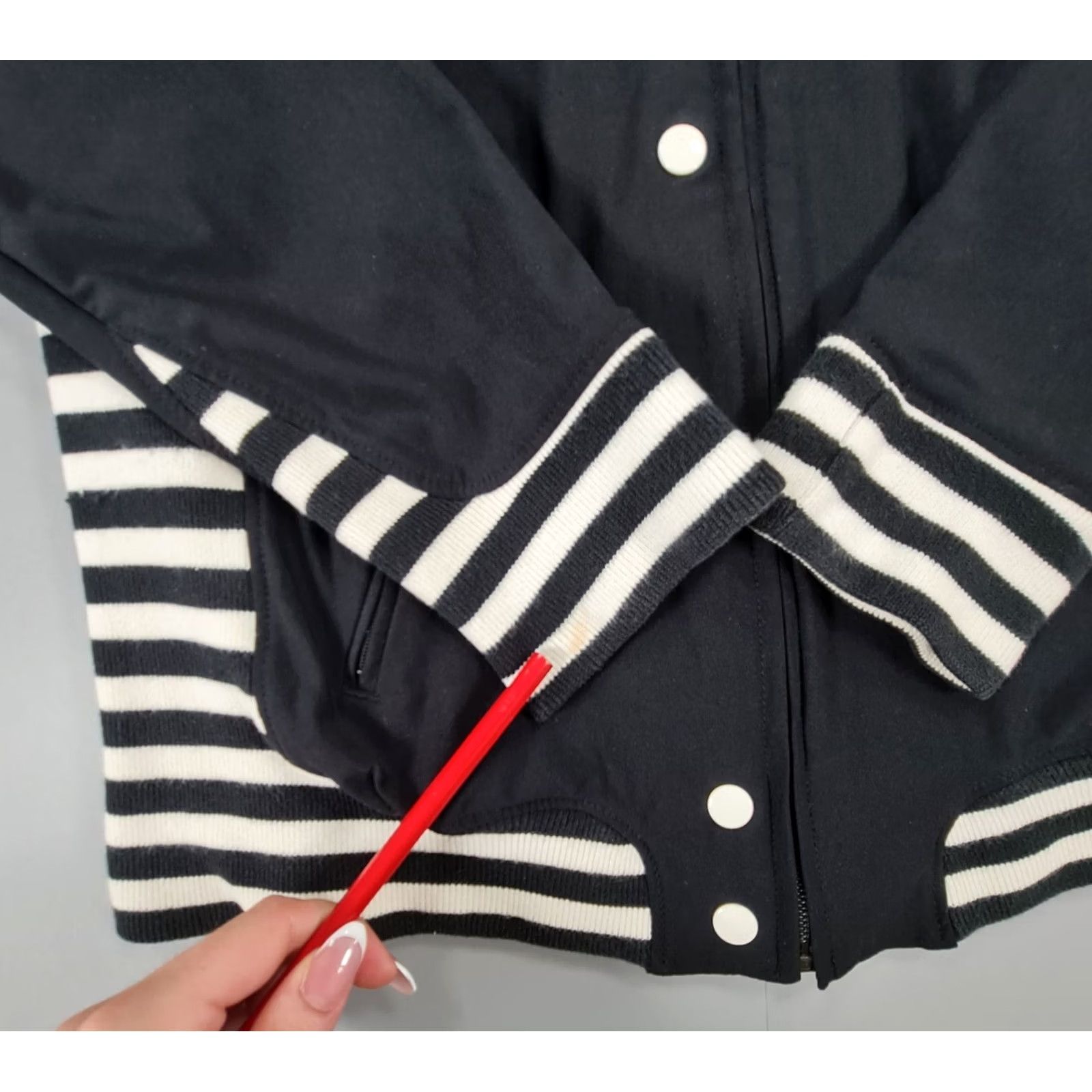 Sasquatchfabrix Sasquatchfabrix Womens Tracksuit Jacket Black Small Full Zip Y2K Japan Jacket Size S / US 4 / IT 40 - 6 Thumbnail