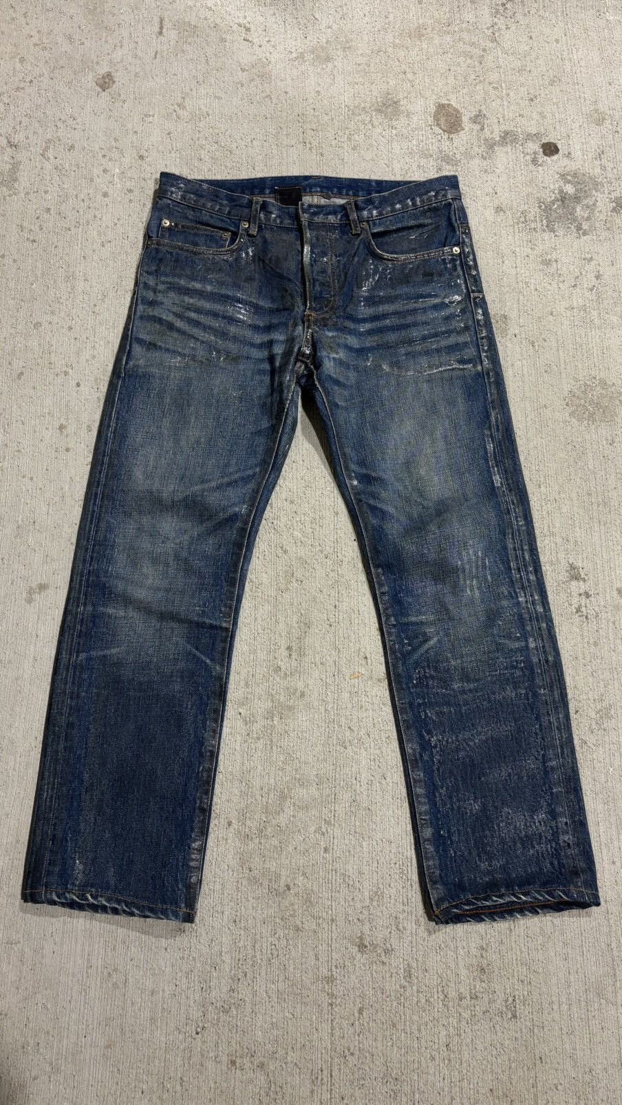 Dior × Hedi Slimane SS07 Dior Homme By Hedi Slimane Waxed Luster Denim Size US 32 / EU 48 - 1 Thumbnail