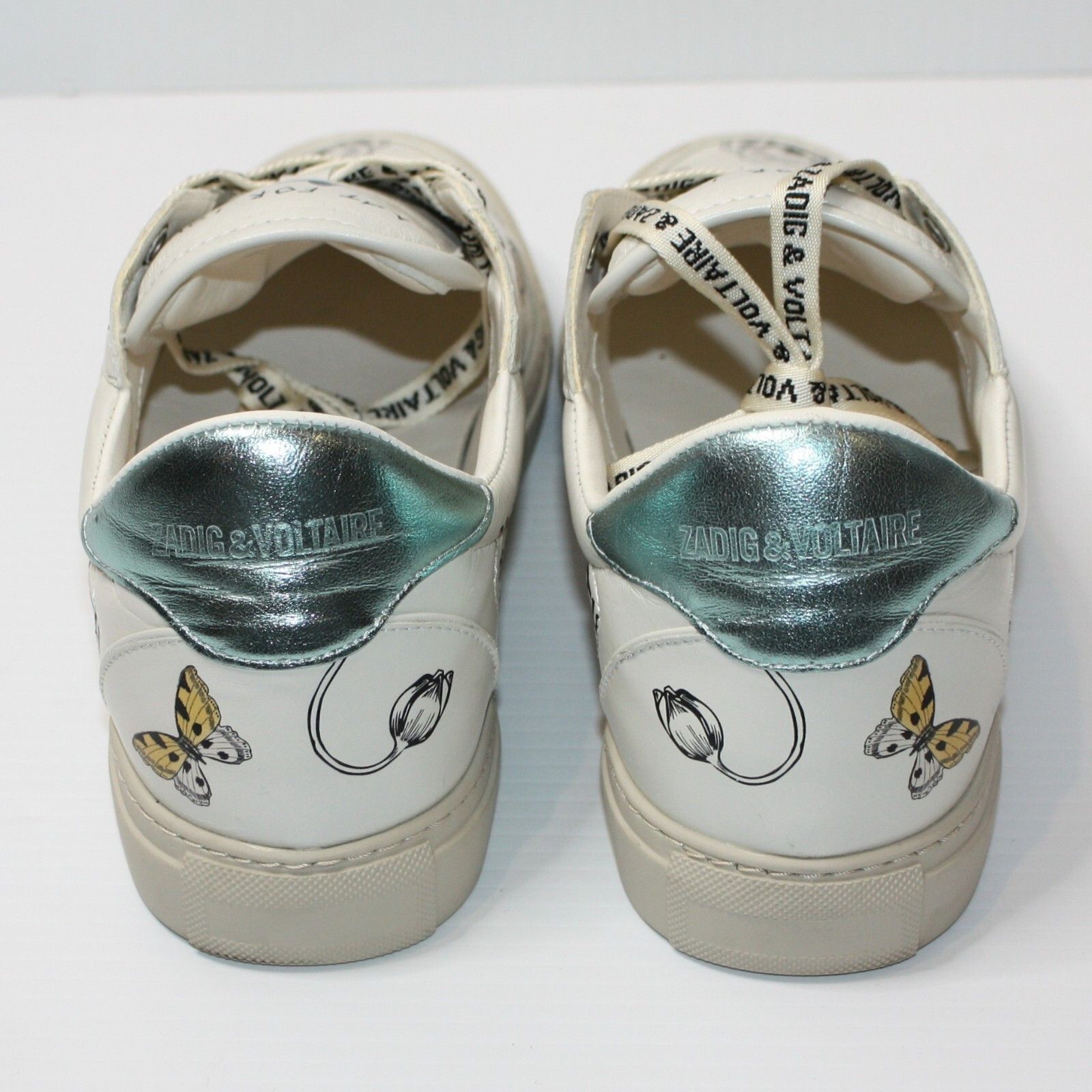 Zadig & Voltaire LA Flash Art Print Low Top Sneakers size EU 40 / US 10 Size US 10 / IT 40 - 5 Thumbnail