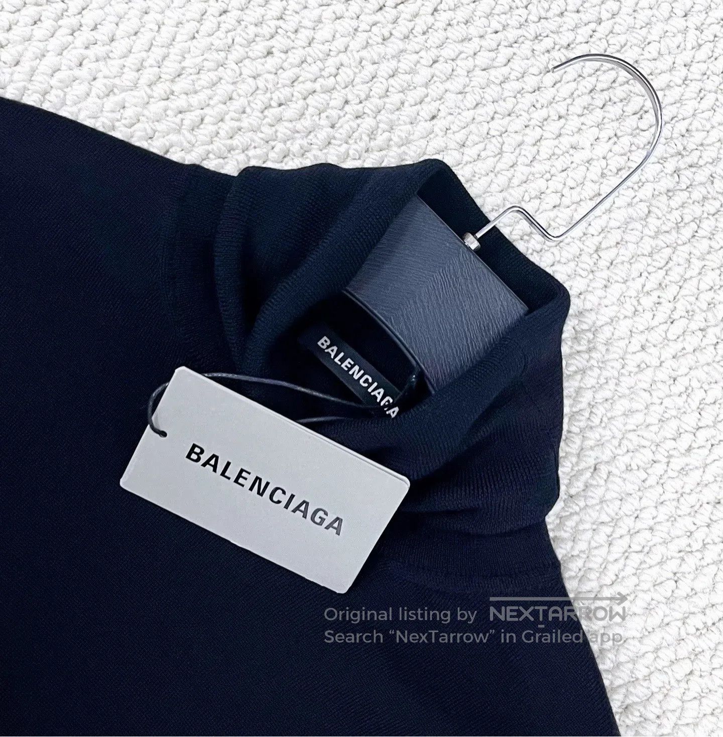 Balenciaga Balenciaga Black Back Embroidered Double B Lock Letter Log Size US S / EU 44-46 / 1 - 3 Thumbnail
