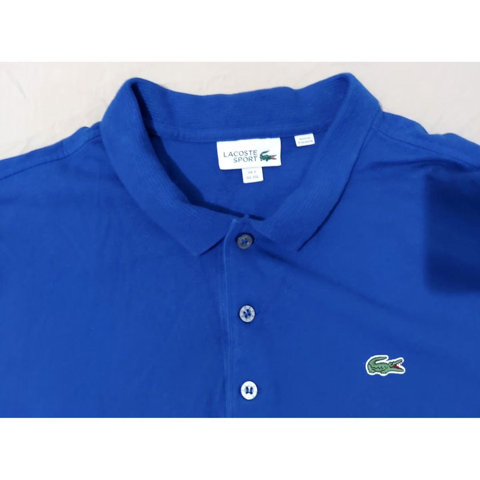 Lacoste Lacoste Shirt Mens XL Blue Polo Cotton Size US XL / EU 56 / 4 - 2 Thumbnail