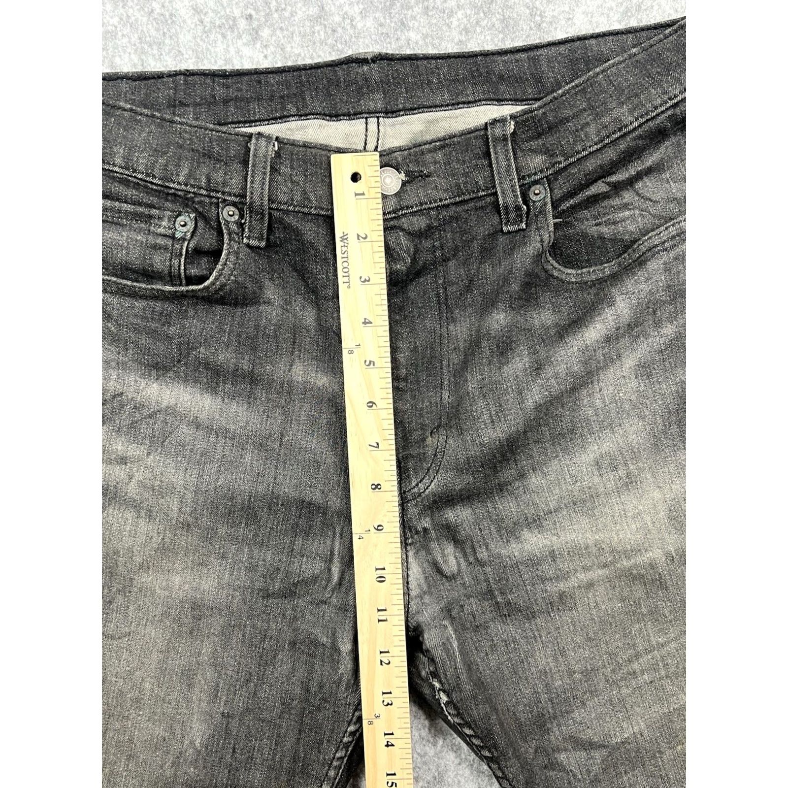 Levi's VINTAGE: No Levi's 512 Jeans Slim Slim Taper 34x34 Black Denim 5-Pocket Mens Adults 90s USA Size US 34 / EU 50 - 6 Thumbnail