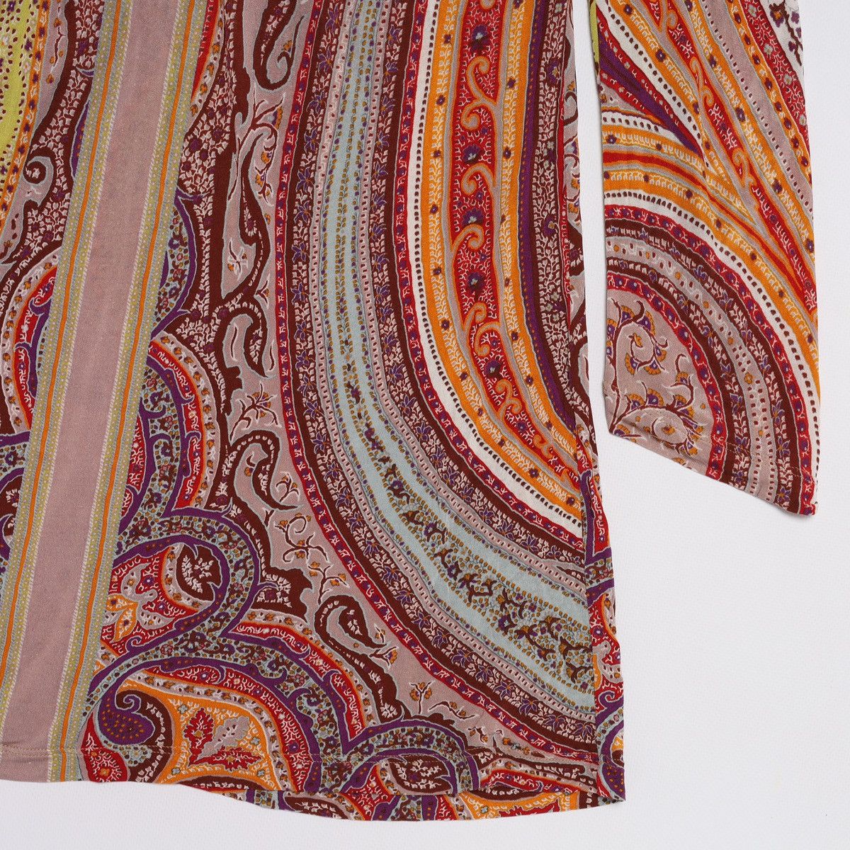 Etro Etro Milano Printed Multicolor Viscose Blouse Top Size L / US 10 / IT 46 - 14 Thumbnail