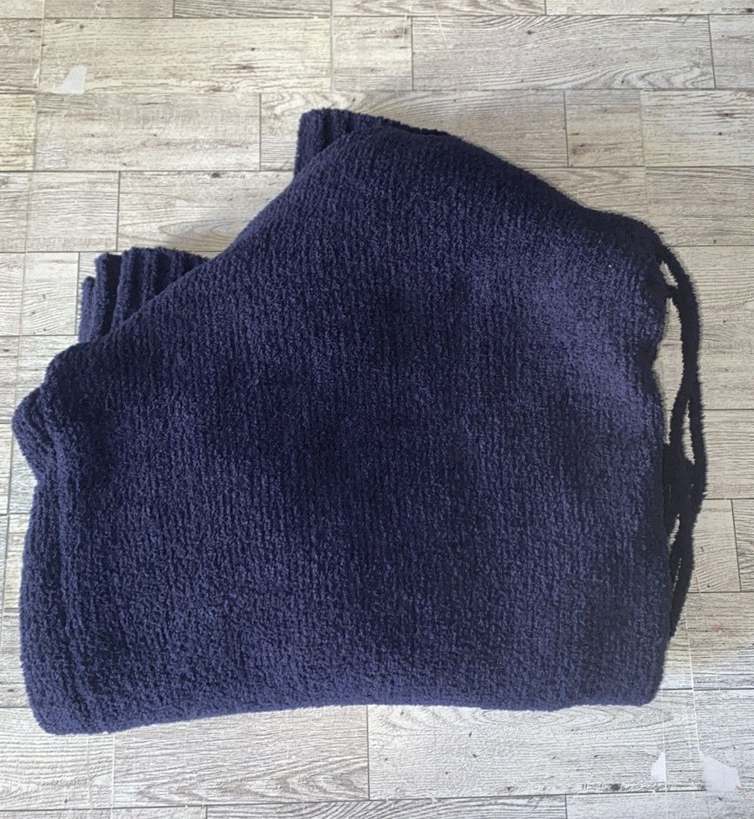 Vintage Navy, Chenille, Oversized Chunky Pullover Hooded Sweater Size ONE SIZE - 12 Thumbnail