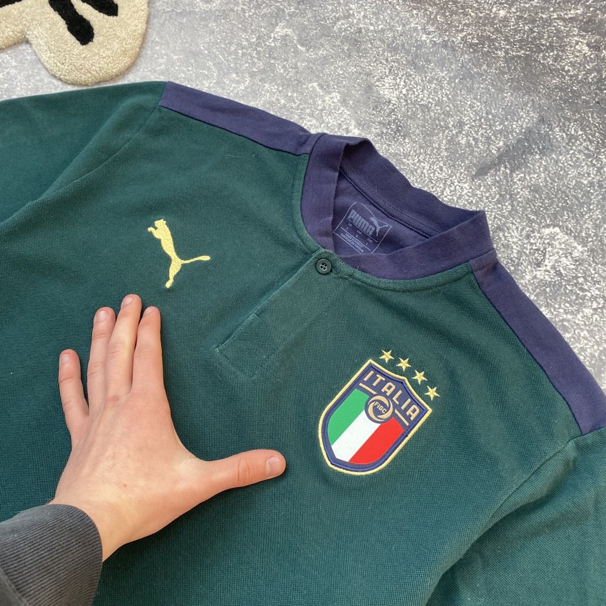 Puma Men’s Puma Italy soccer cotton y2k vintage tee Size US L / EU 52-54 / 3 - 3 Thumbnail
