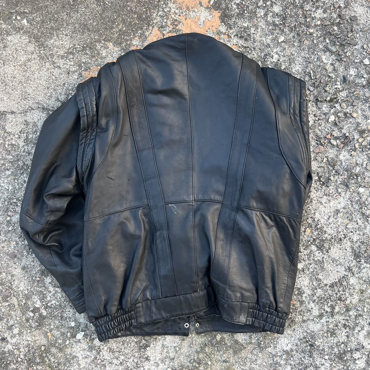 Leather × Vintage Vintage Genuine Real Leather Jacket High Quality Rock Punk Size US M / EU 48-50 / 2 - 6 Thumbnail