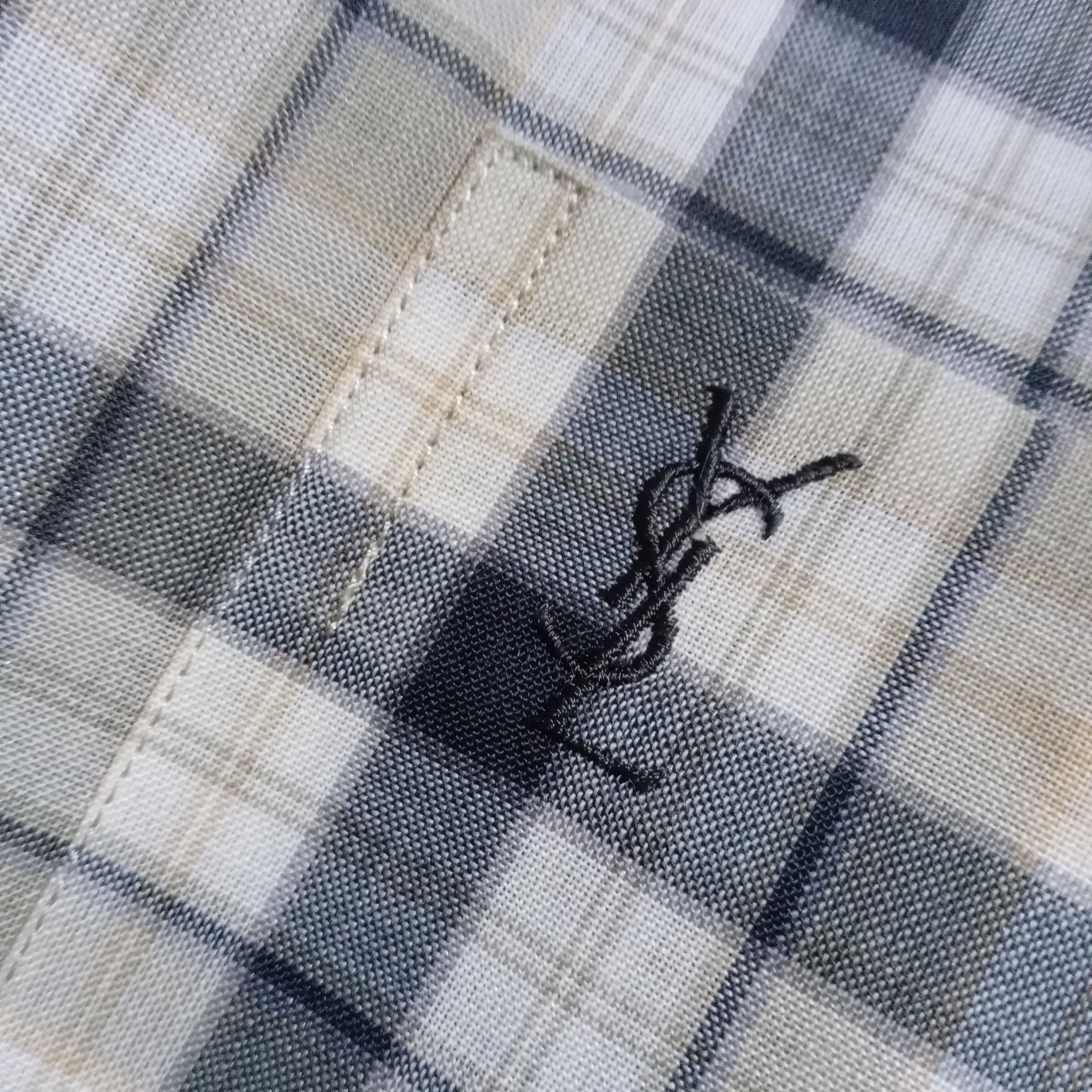 Vintage × Yves Saint Laurent Yves saint laurent shirt YSL Size US L / EU 52-54 / 3 - 8 Thumbnail