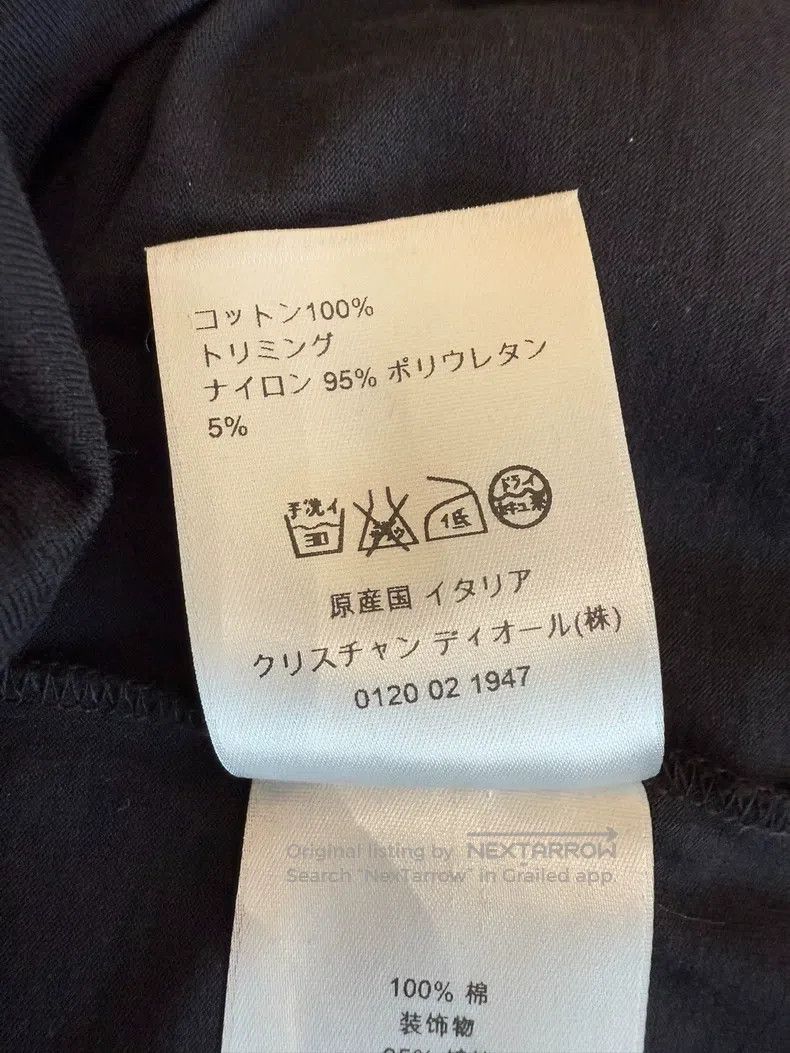 Dior Dior Classic CD embroidered logo black short-sleeved T-shi Size US XXS / EU 40 - 7 Thumbnail