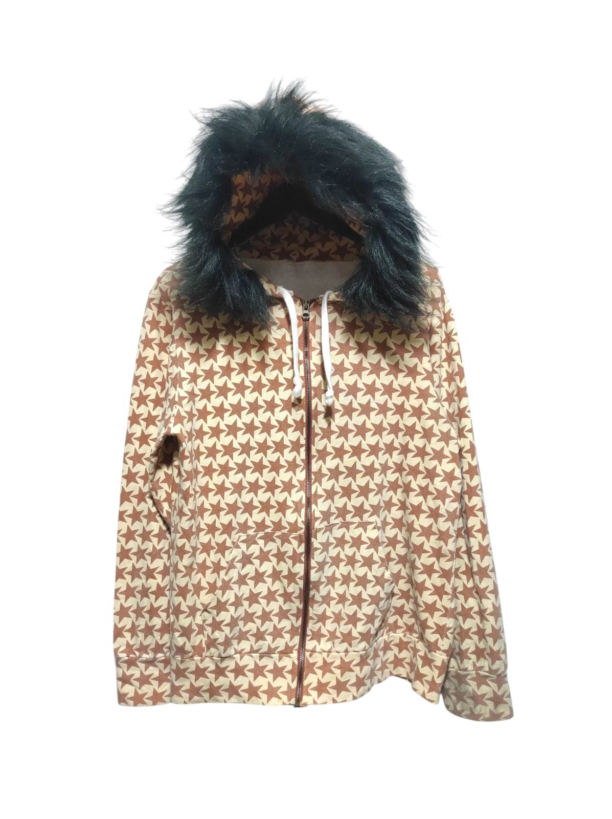 Hysteric Glamour Star fullprint Zip Fur Hoodie IfSixWasNine LGB style Size US M / EU 48-50 / 2 - 1 Thumbnail