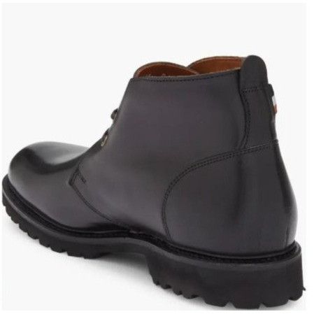 Allen Edmonds Allen Edmonds Mens Black Leather Chandler Lug Sole Chukka Bo Size US 9.5 / EU 42-43 - 2 Thumbnail