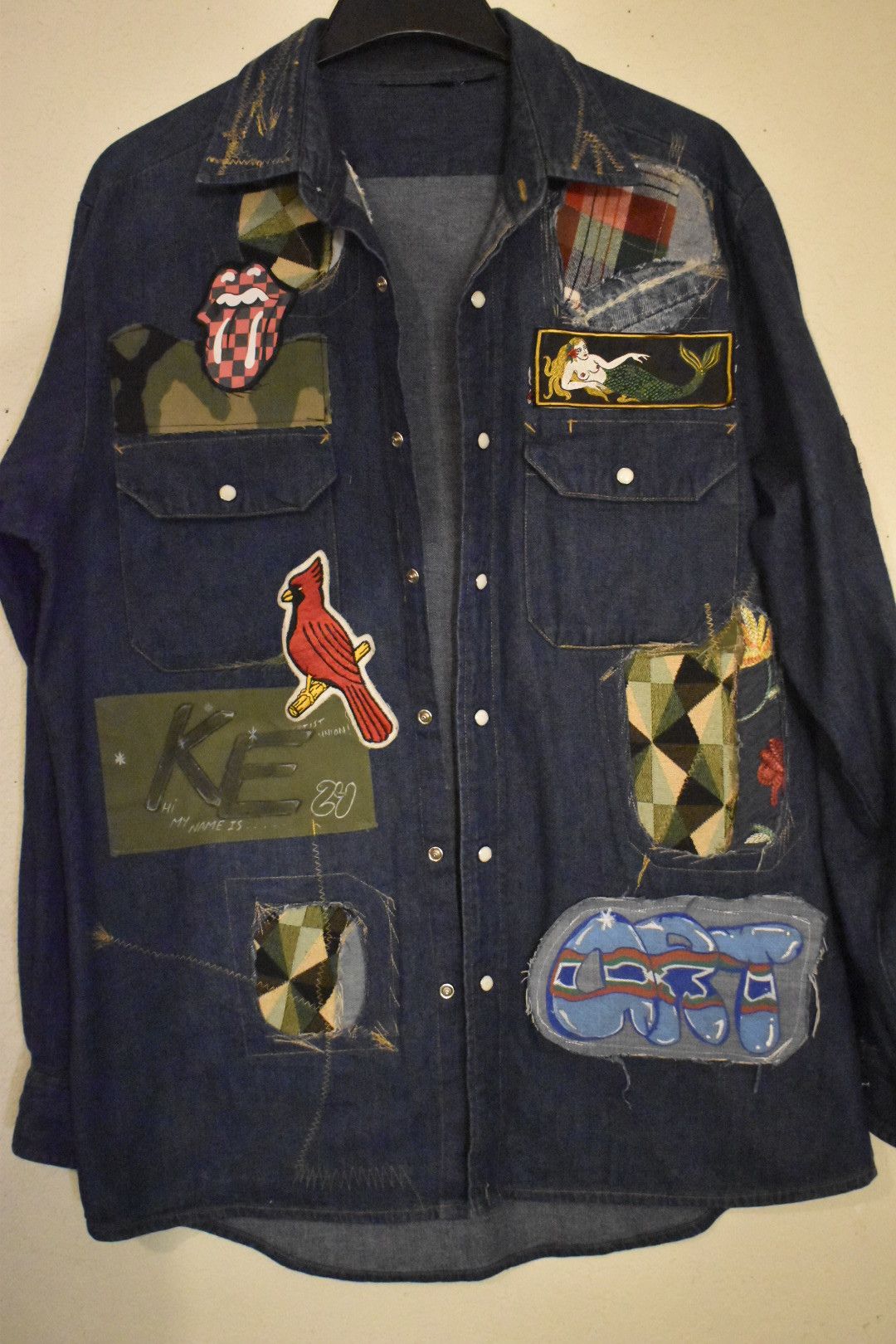 Other upcycled wearable art piece Size US L / EU 52-54 / 3 - 1 Thumbnail